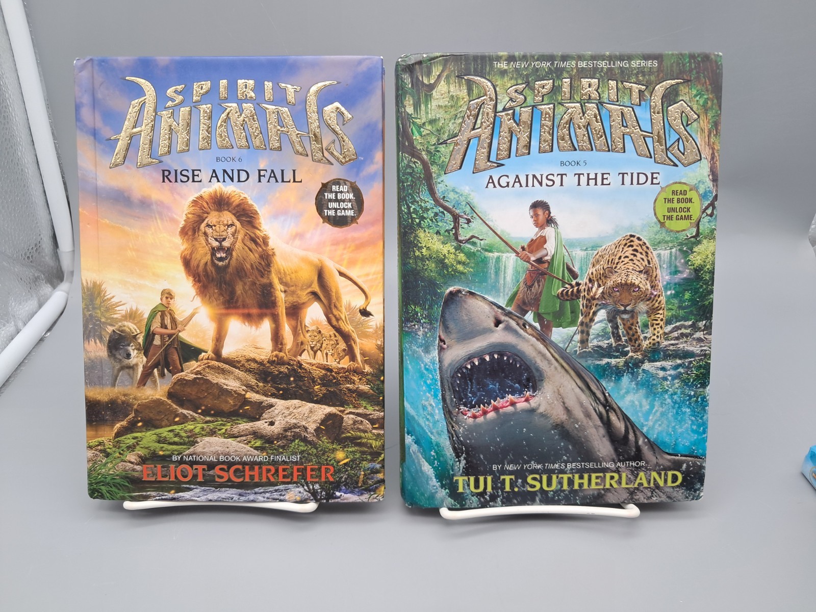 Lot of 8 Hardcover SPIRIT ANIMALS BOOKS Scholastic Series #1-7 in order plus