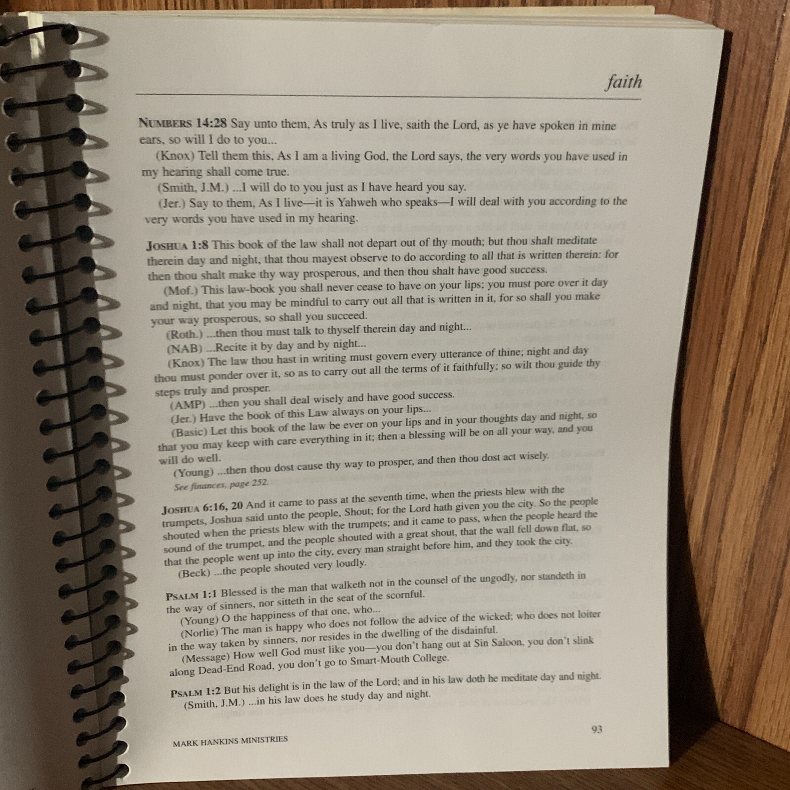 SPIRIT-FILLED SCRIPTURE STUDY GUIDE: A COMPREHENSIVE STUDY by Mark Hankins Minis