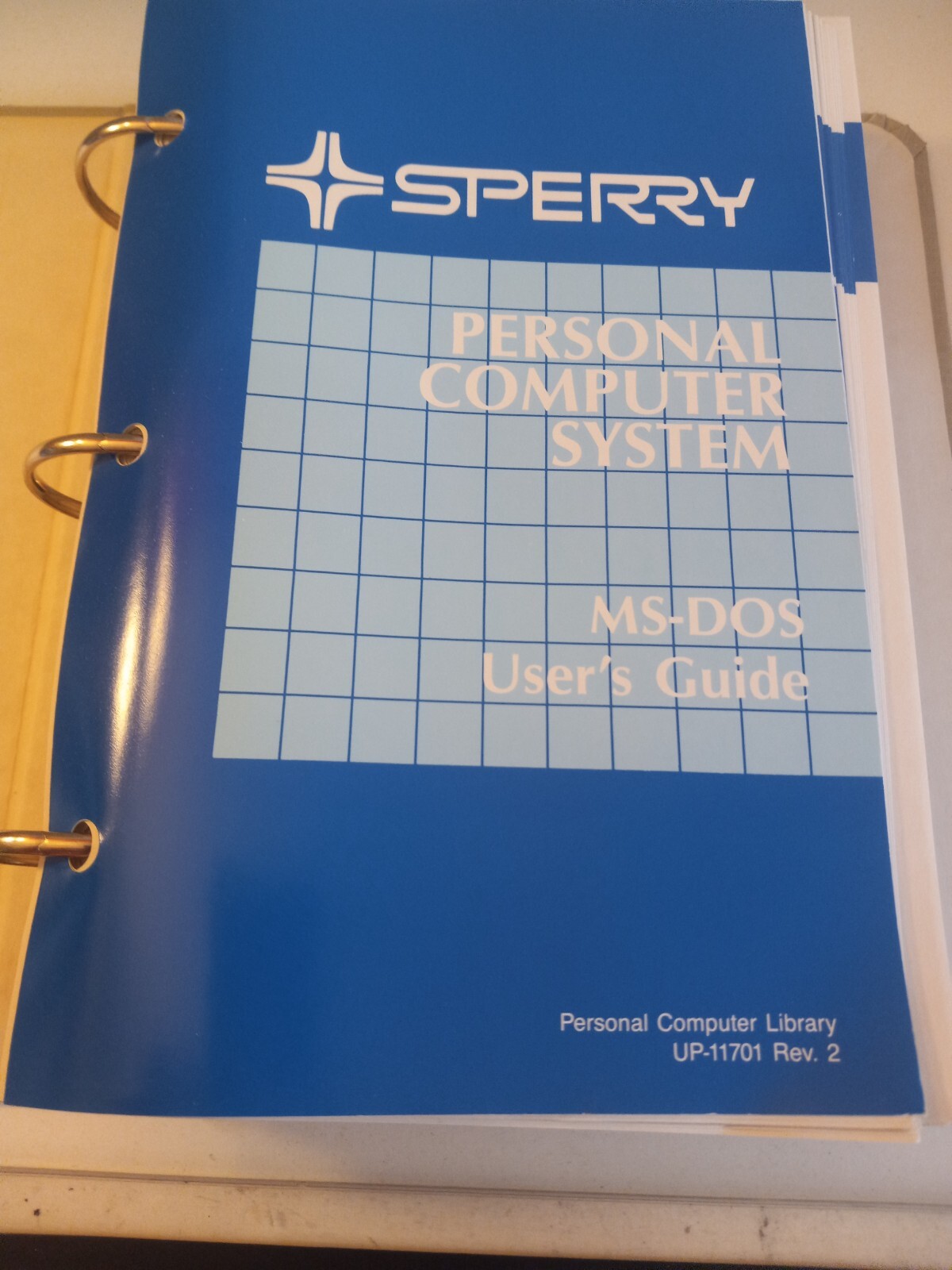 MS-DOS User&rsquo;s Guide Sperry 1985 Rev. 2 Personal Computer System