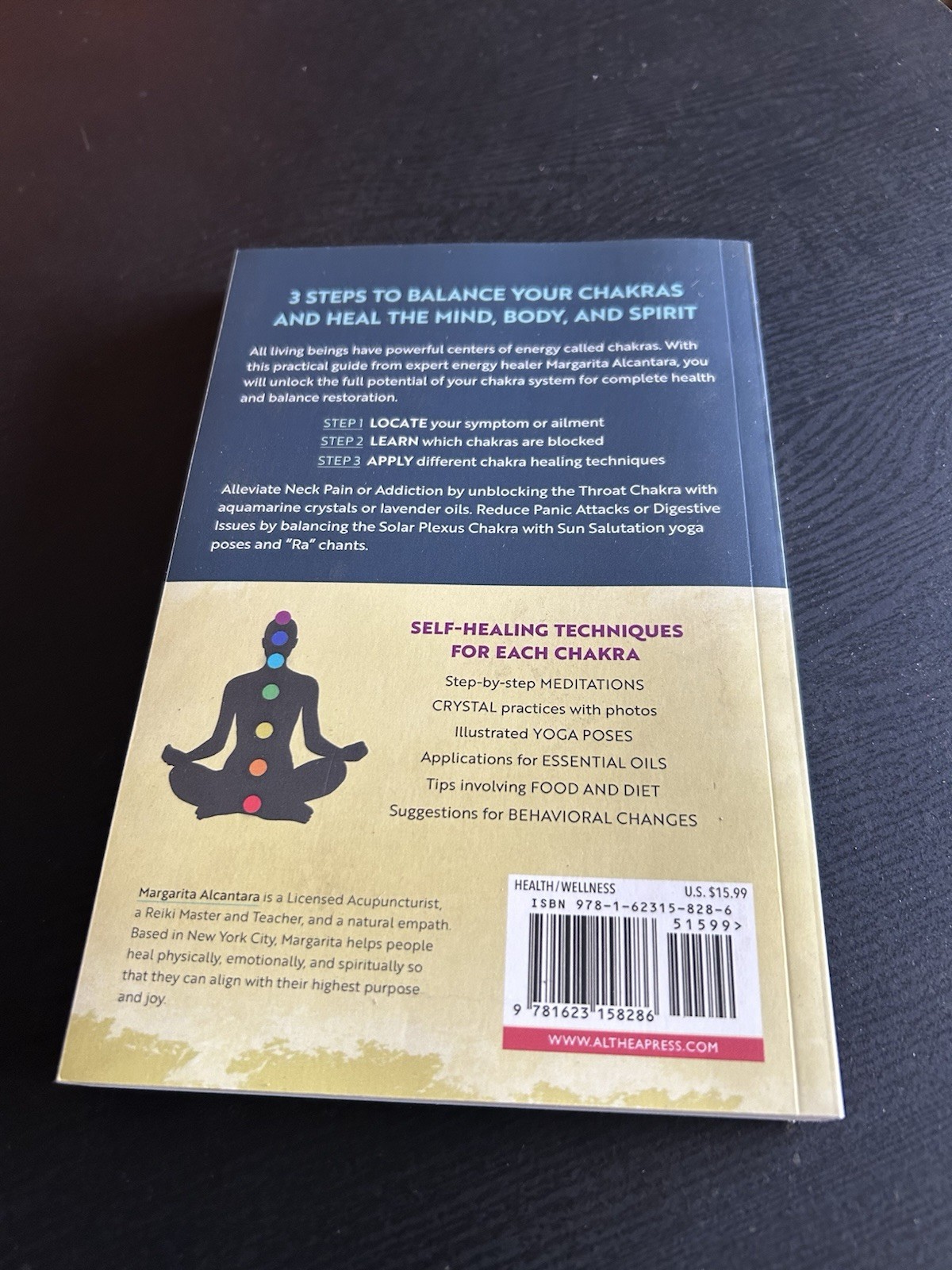 Margarita Alcantara Chakra Healing Beginner&rsquo;s Guide 2017 Trade PB Illustrated