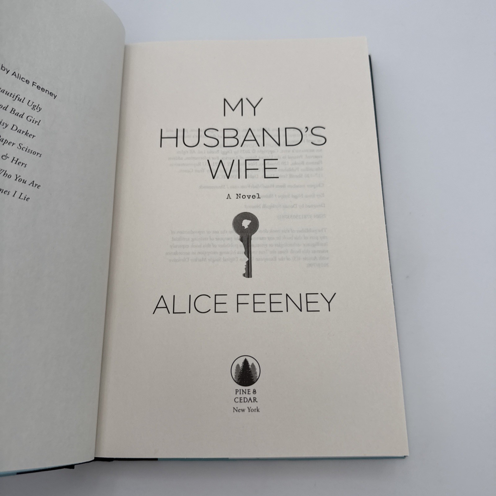 My Husband&rsquo;s Wife: A Novel by Alice Feeney, 2025 Hardcover, Book Of The Month