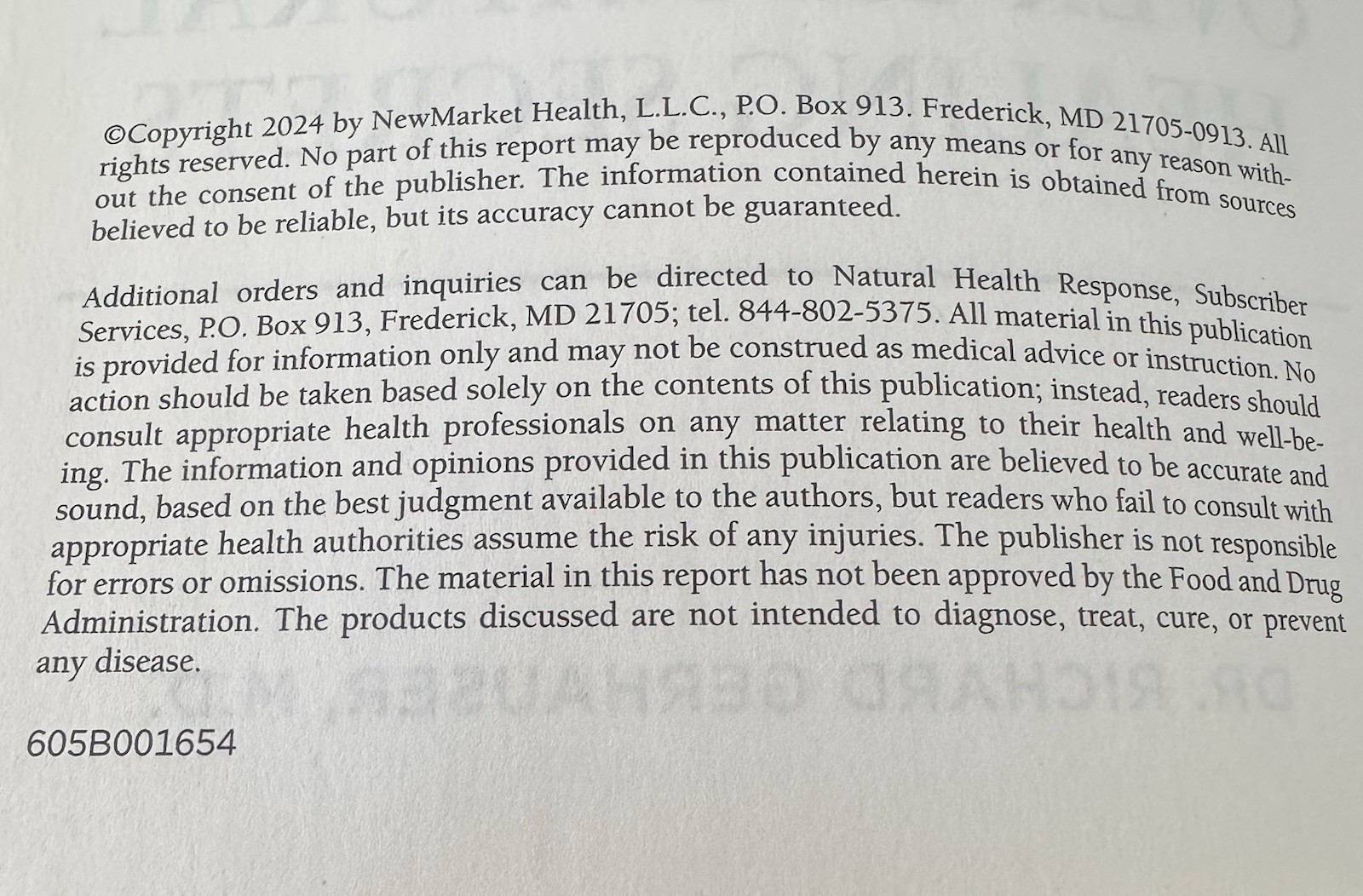 Nature&rsquo;s Hidden Cures: Over 101 Natural Healing Secrets by Gerhauser PB 2024 NEW