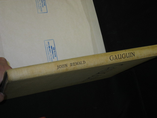 John Rewald – GAUGUIN – 1938 Hyperion Press 1stEd HC/DJ