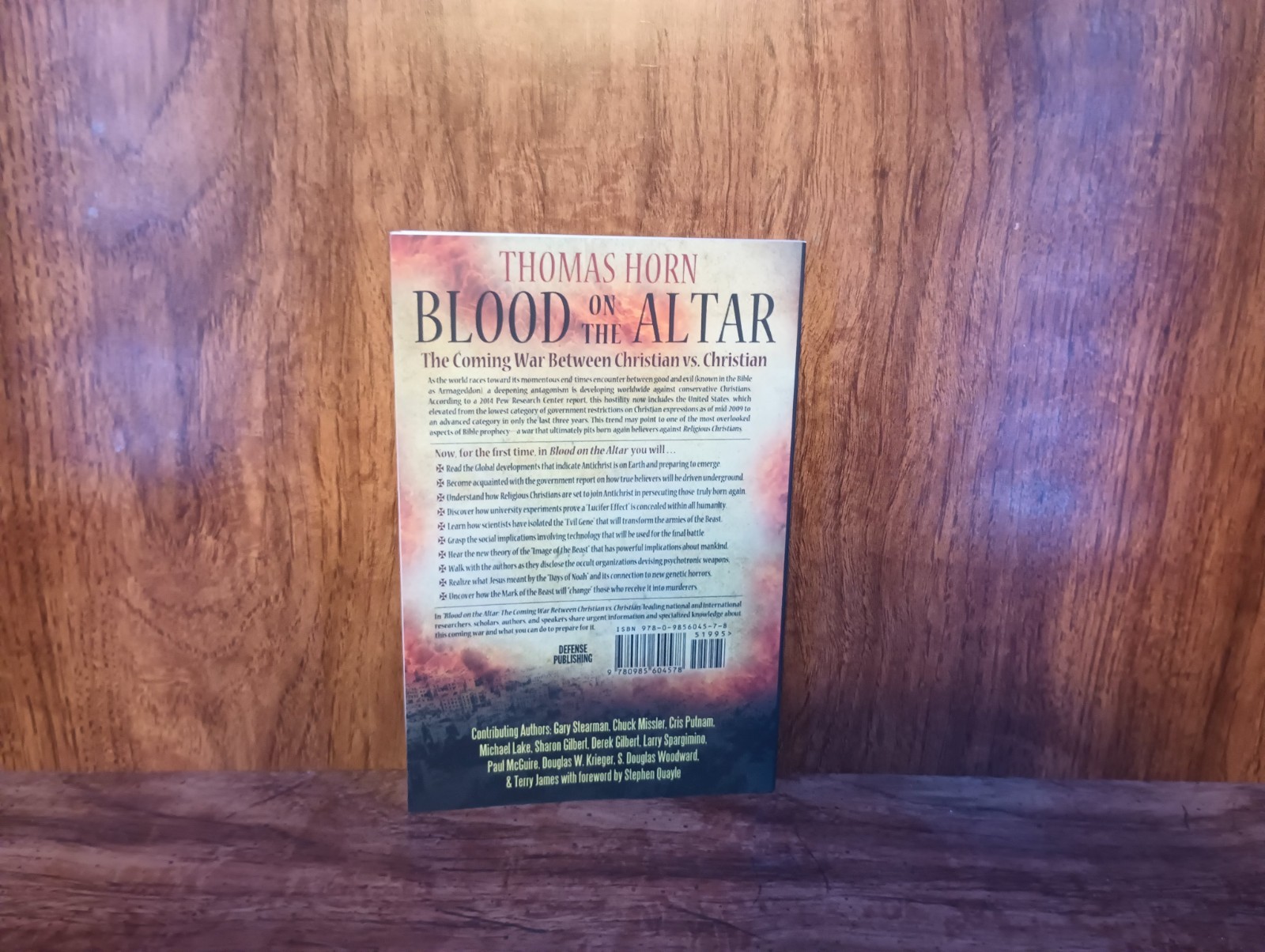 Blood on the Altar by Thomas Horn (2014, Trade PB) Defender Publishing VG
