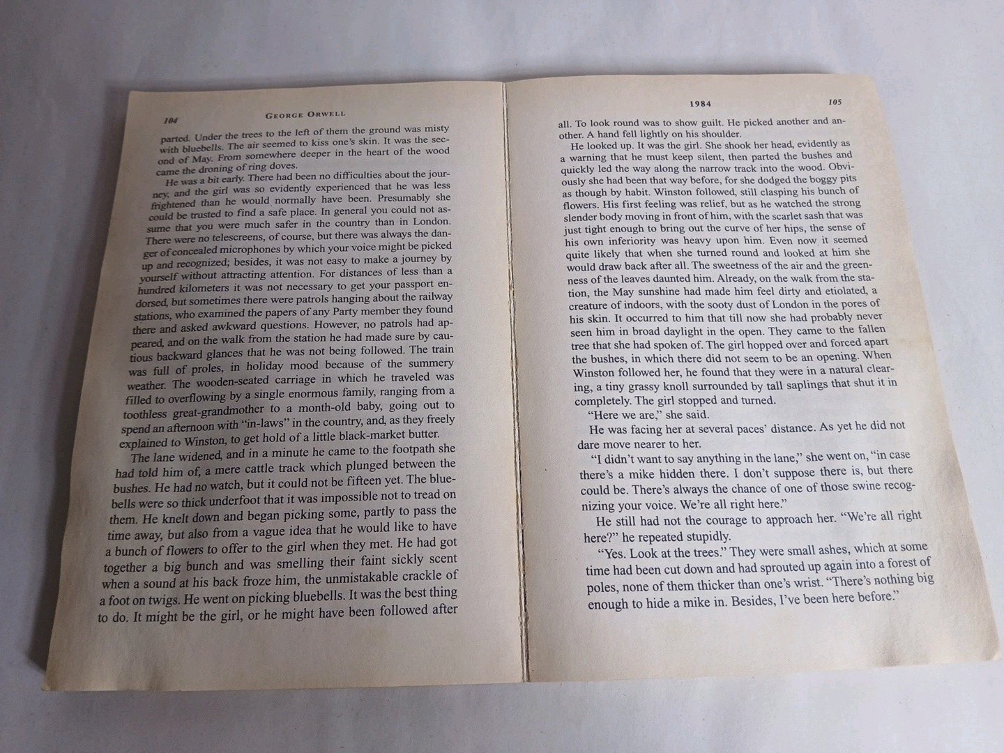 1984 George Orwell 1983 Plume Printing Dystopian Classic Harcourt Brace