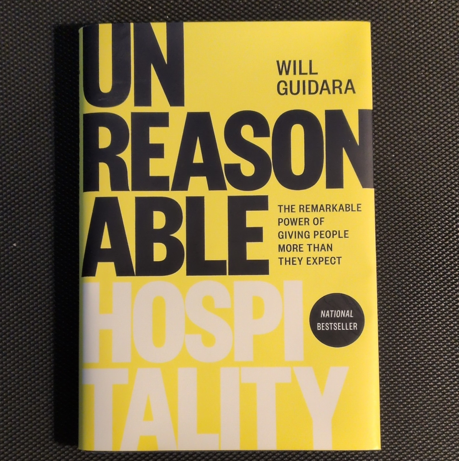 Unreasonable Hospitality by Will Guidara (2022 Hardcover) w/ Dust Jacket
