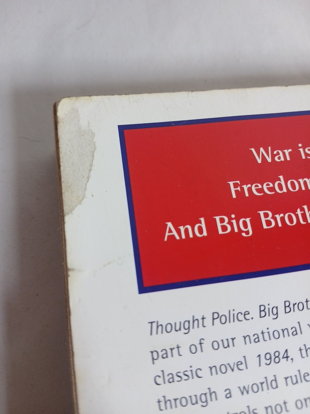 1984 George Orwell 1983 Plume Printing Dystopian Classic Harcourt Brace