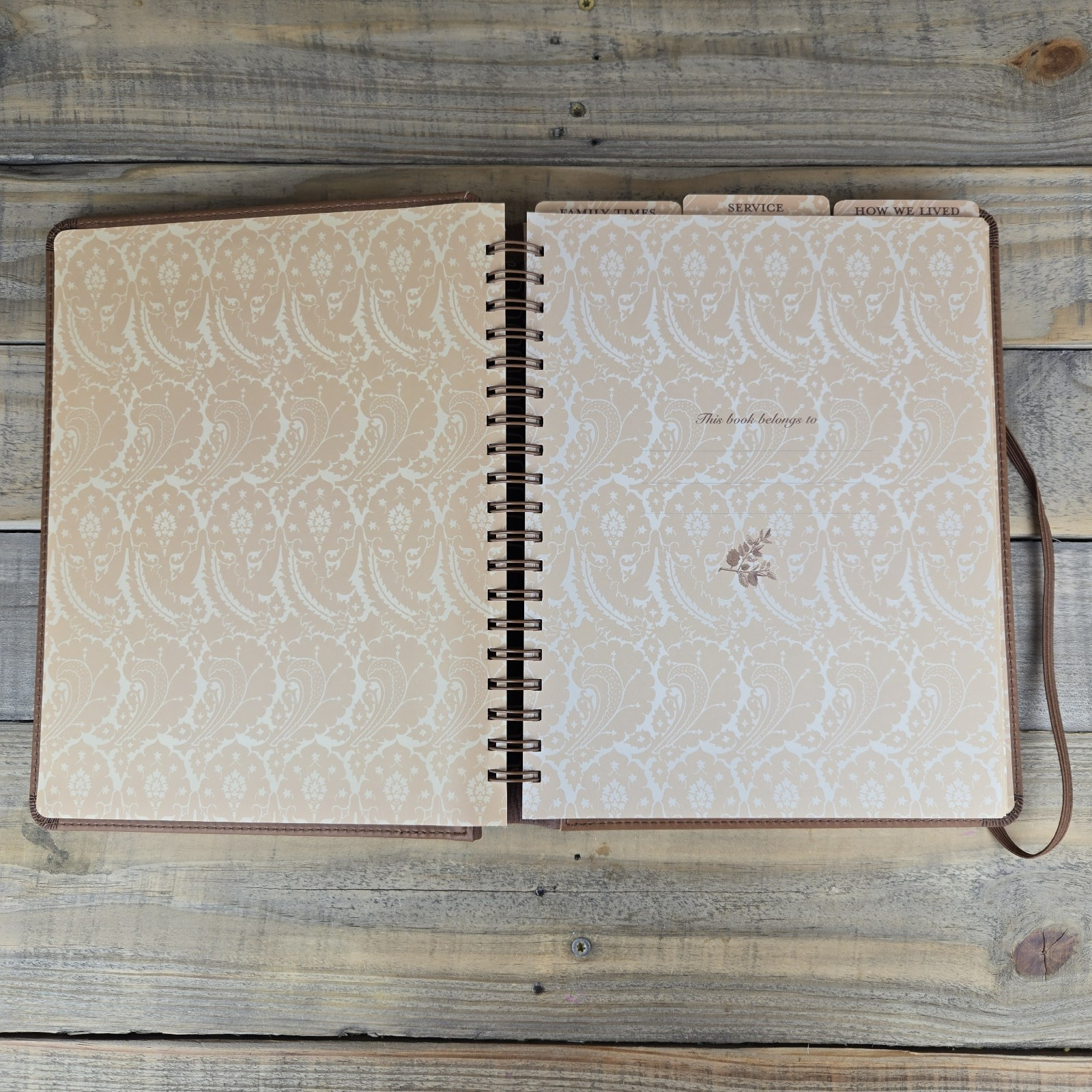 Our Family History A Keepsake Journal Faux Leather-Bound Family Tree Religious