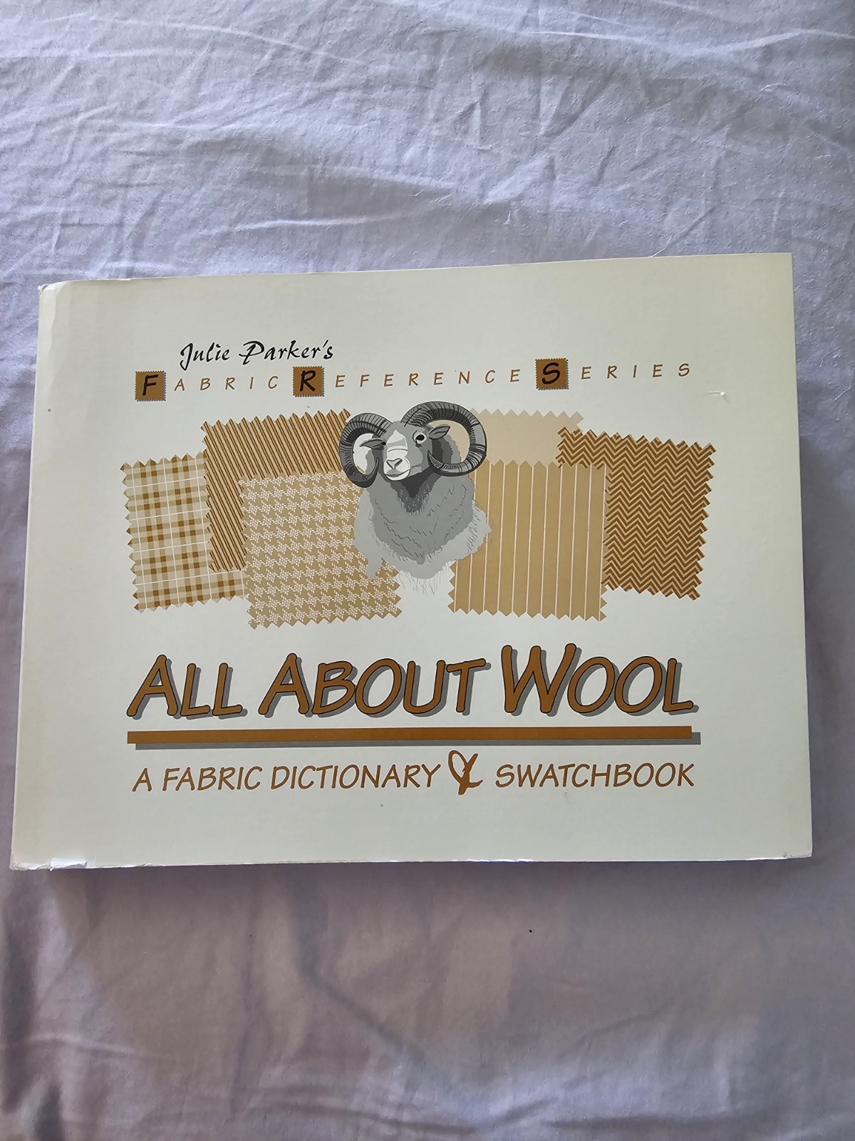 All About Wool /Cotten /Silk by Julie Parker Paperback 3 Book Set All SwatchesVG