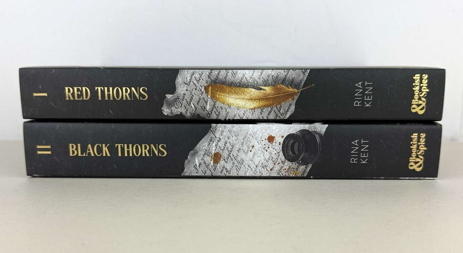 Rina Kent Thorns Duet Bookish & Spice Special Edition Hardcover Set Red & Black