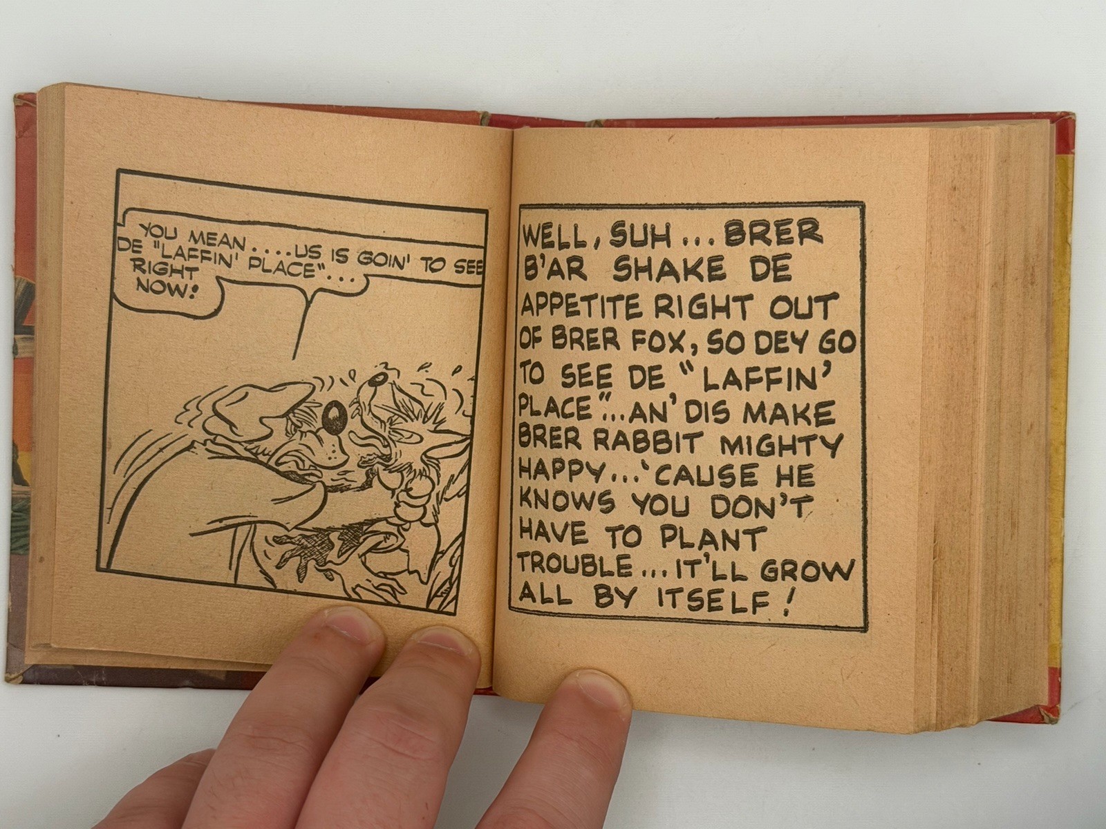Big Better Little Book Walt Disney&rsquo;s Brer Rabbit Whitman Publishing Comic 1947
