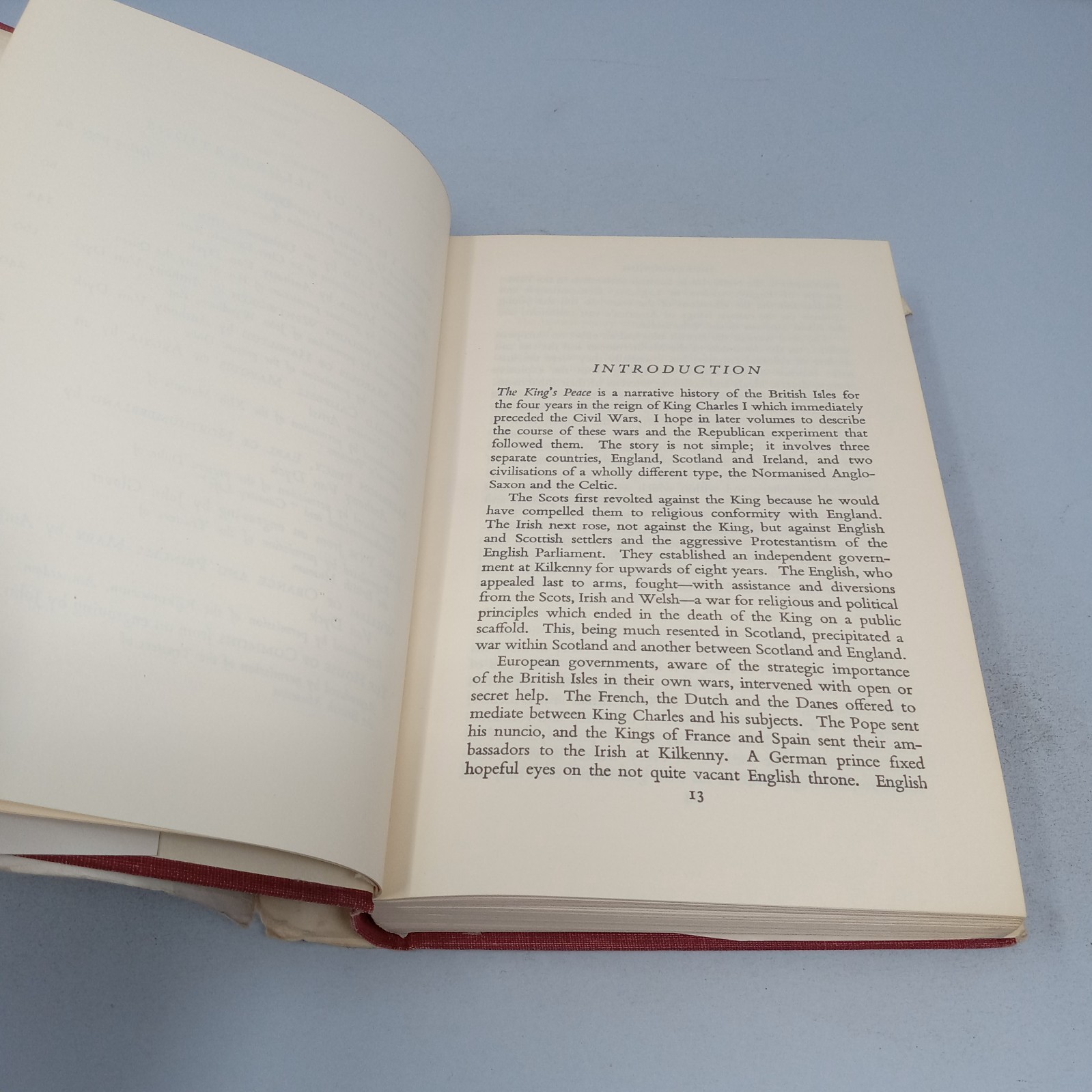 The King&rsquo;s Peace, 1637–1641 The Macmillan Company 1969 Hardcover C.V. Wedgwood