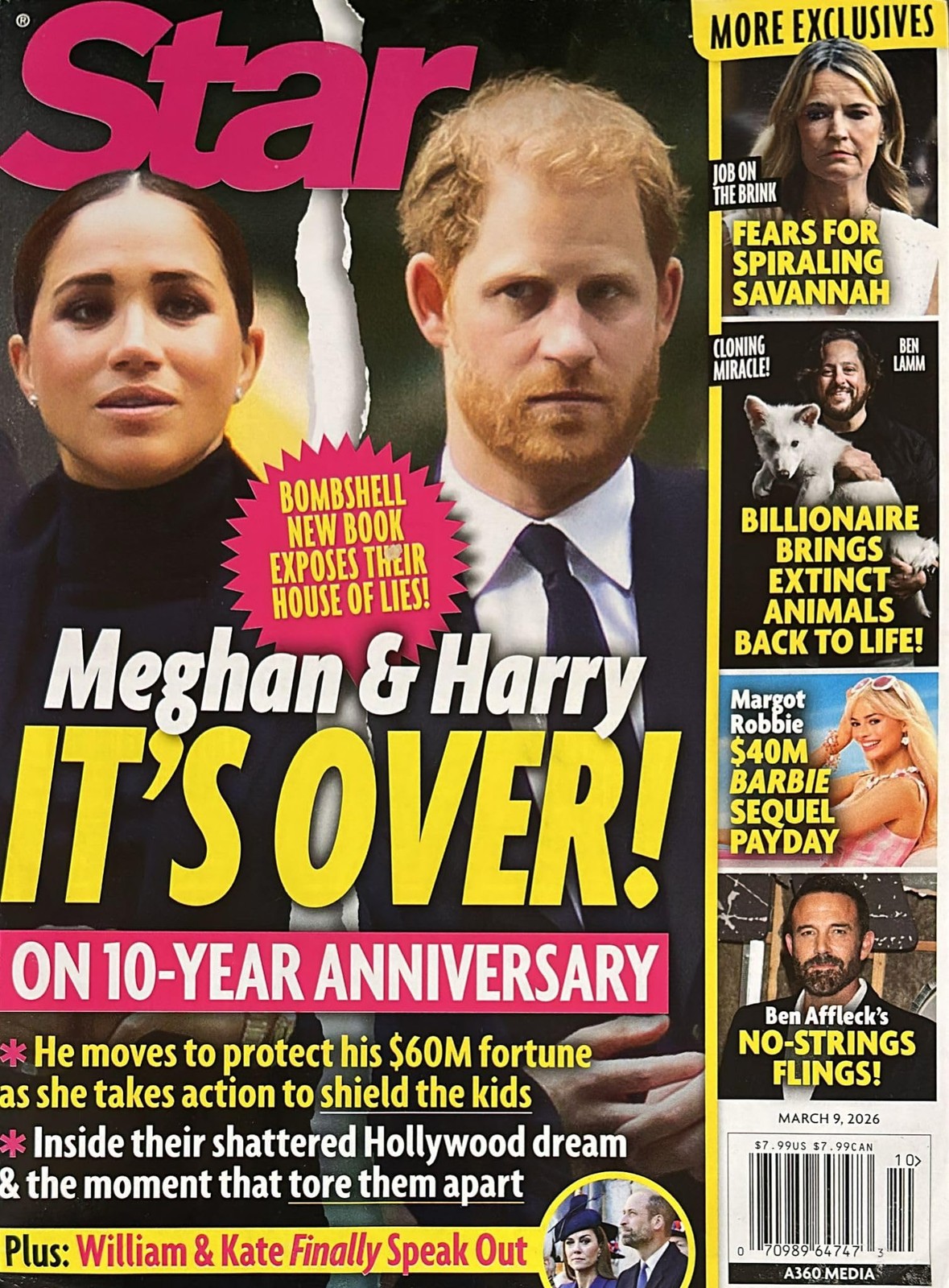 Star Magazine March 9, 2026 Meghan & Harry It&rsquo;S Over! On 10-Year Anniversary