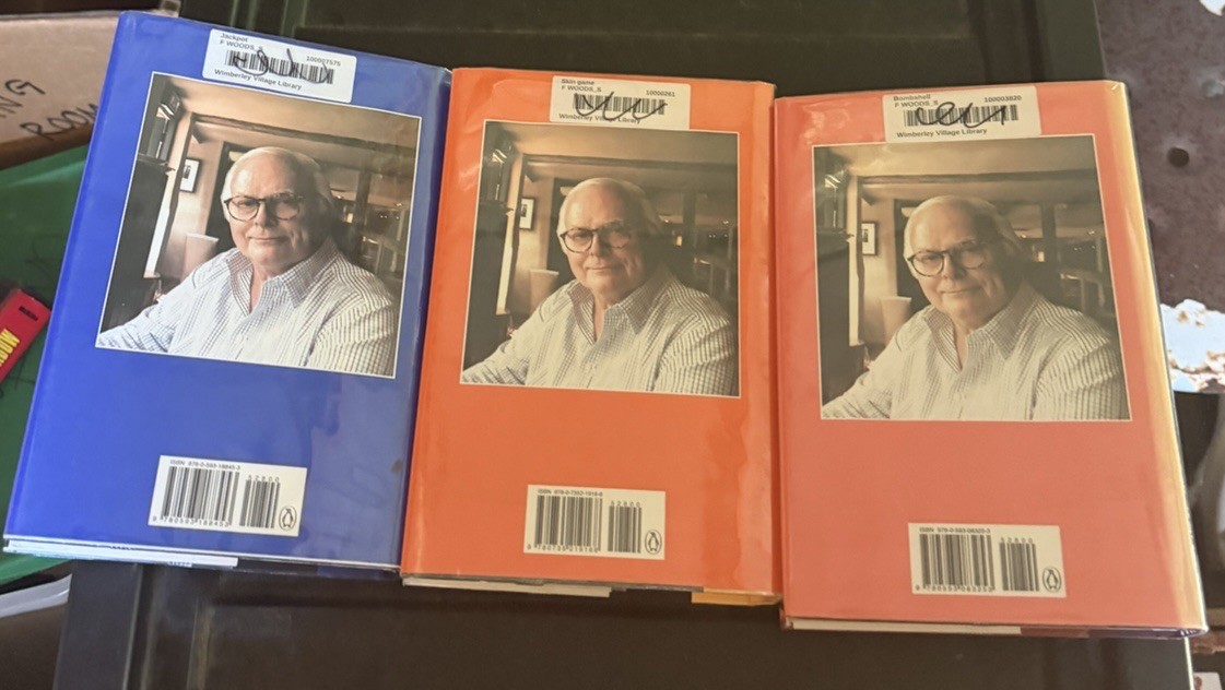 Lot of 5 Stuart Woods Books – Teddy Faye Featuring Stone Barrington Series HC