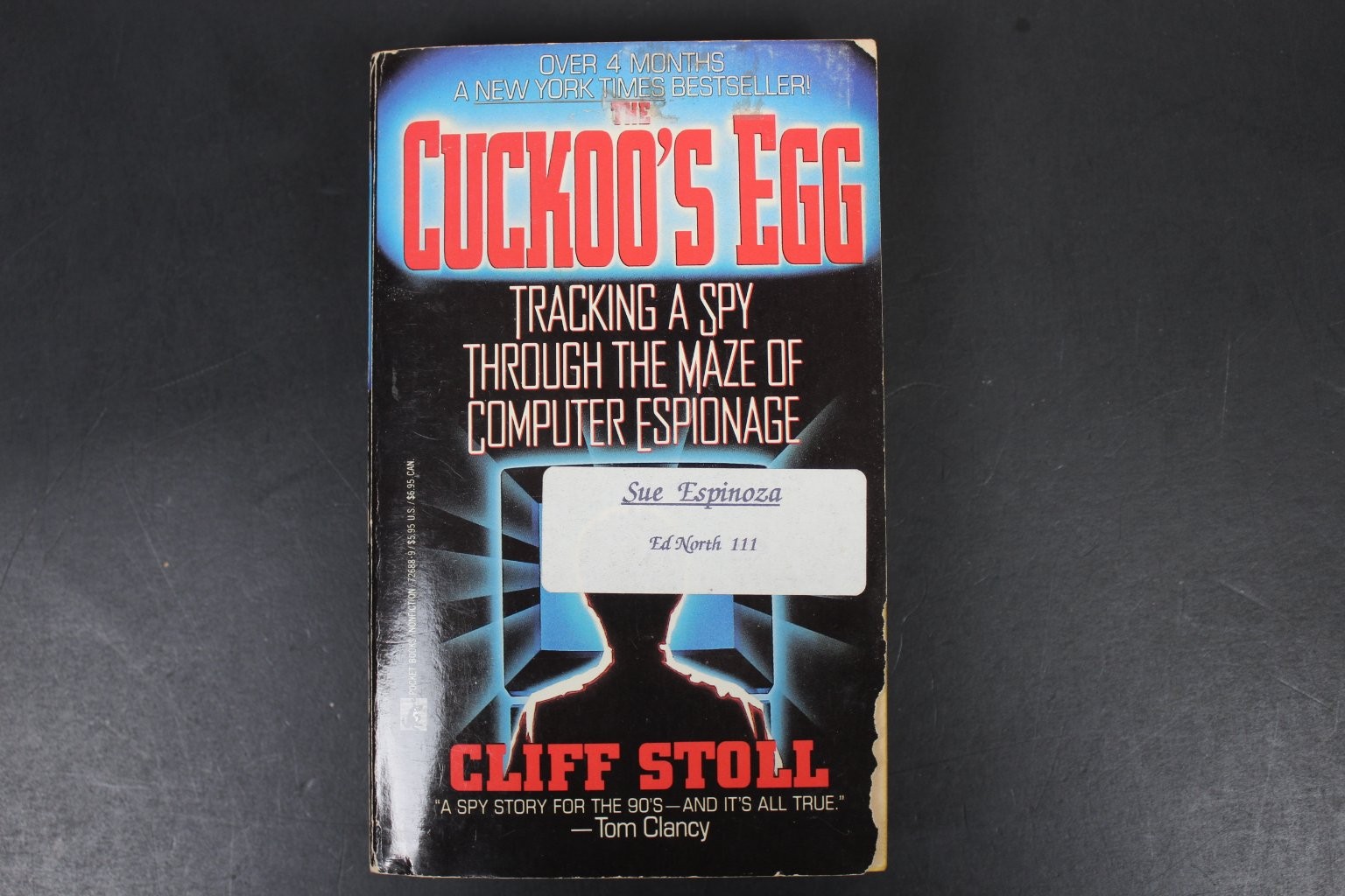 The Cuckoo&rsquo;s Egg Cliff Stoll 1990 1st Pocket Books Printing Computer Espionage