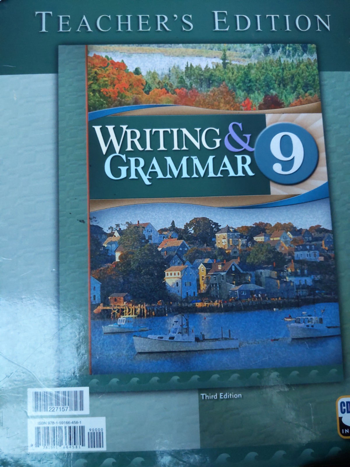 NO CD-ROM BJU Press Writing and Grammar 9 Teacher&rsquo;s Edition 3rd Edition Grade 9
