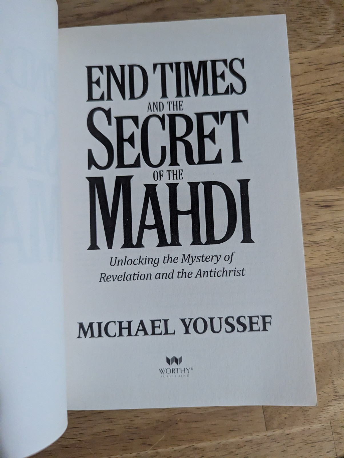 Michael Youssef Lot of 3 Books Never Give Up, Is The End Near, End Times Secret