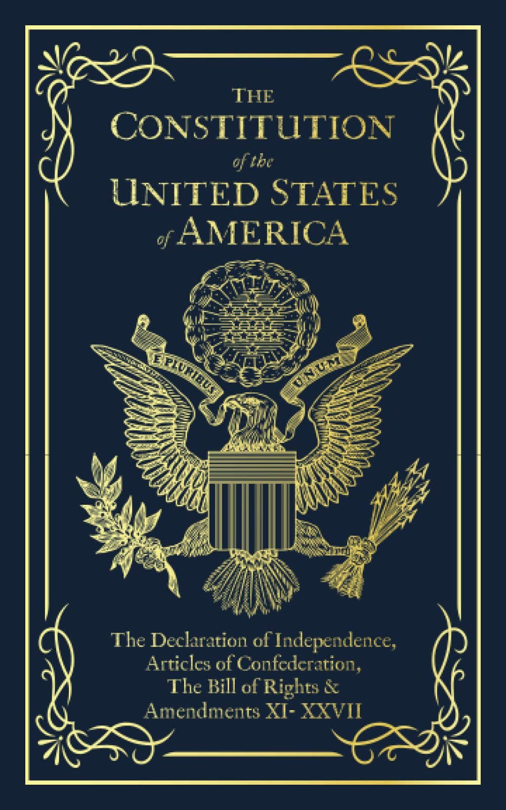 Book The Declaration of Independence and The Bill of Rights in U.S. Constitution
