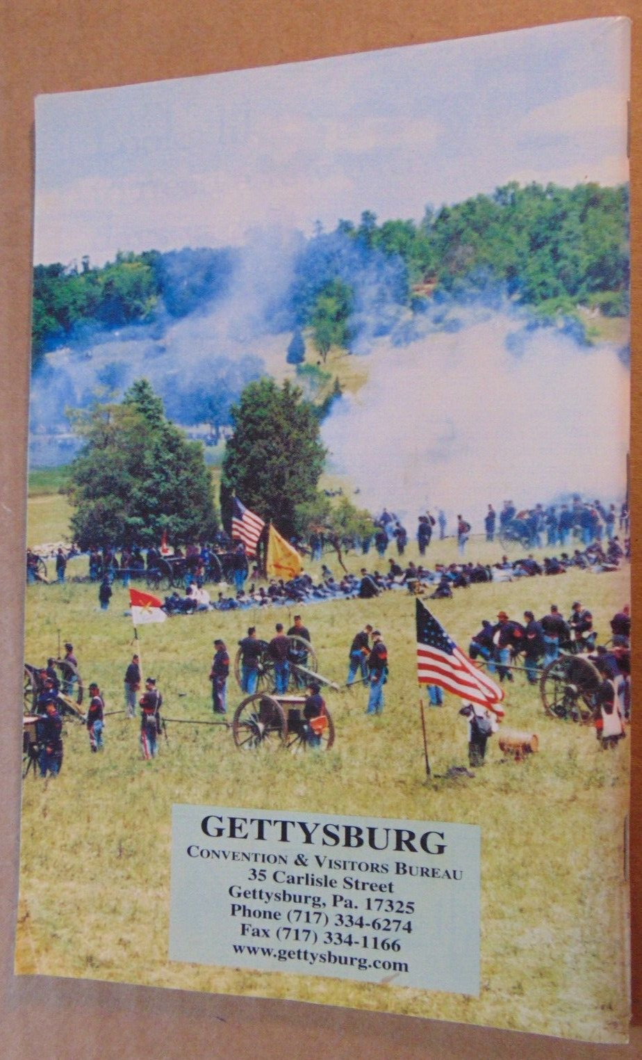 Gettysburg Convention & Visitors Bureau – park pamphlet, 1999, 72 pages