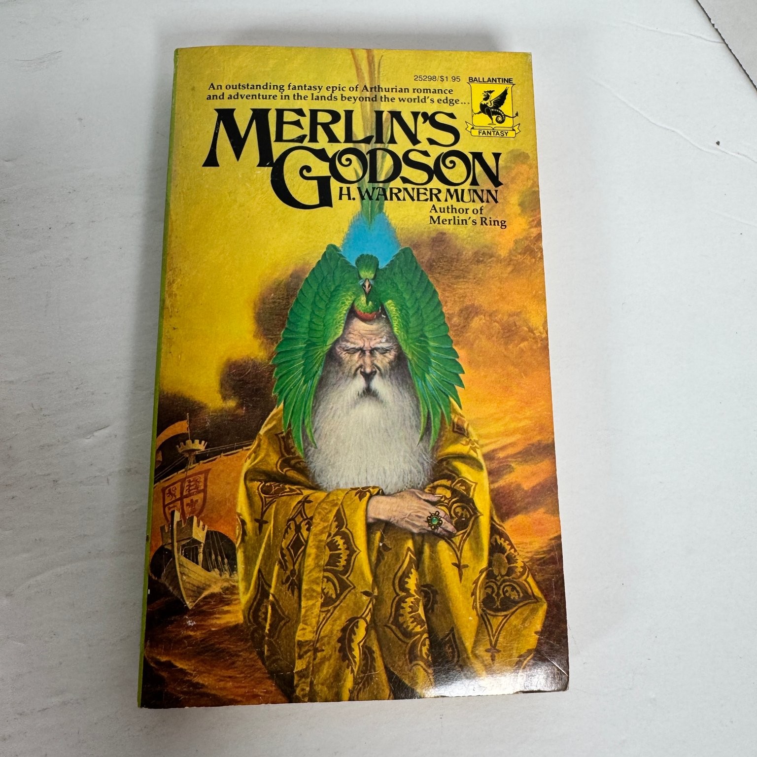 Merlin&rsquo;s Godson H. Warner Munn 1976 First Edition Arthurian Fantasy Ballantine