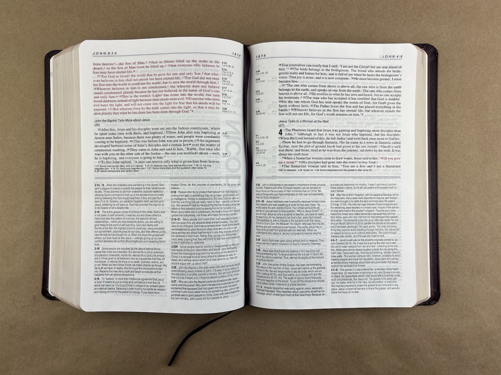 NIV Life Application Study Bible; Ronald A. Beers, Zondervan, 1997, Leather