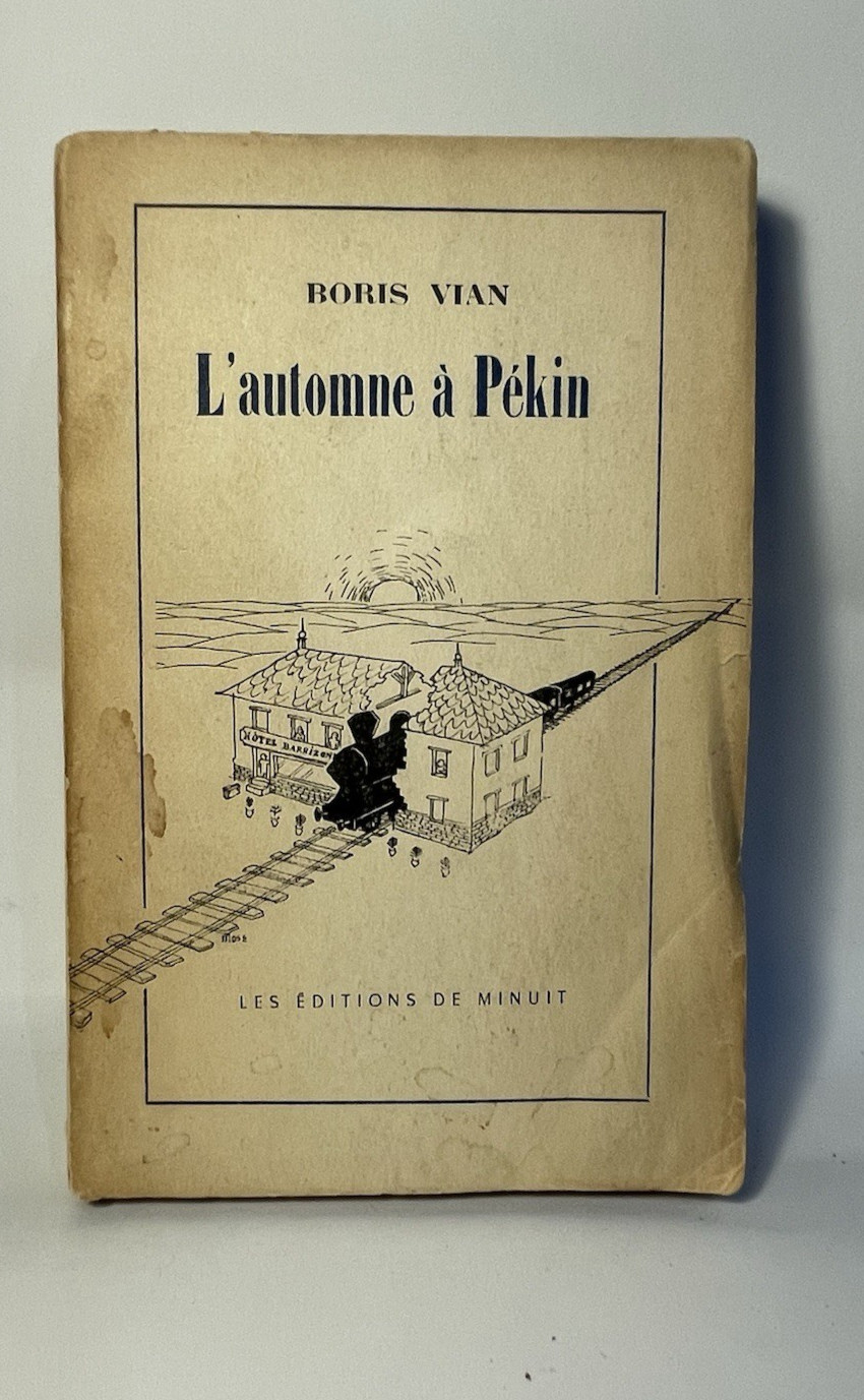 RARE 2nd ED Boris Vian L&rsquo;Automne a Peking 1956 experimental novel french