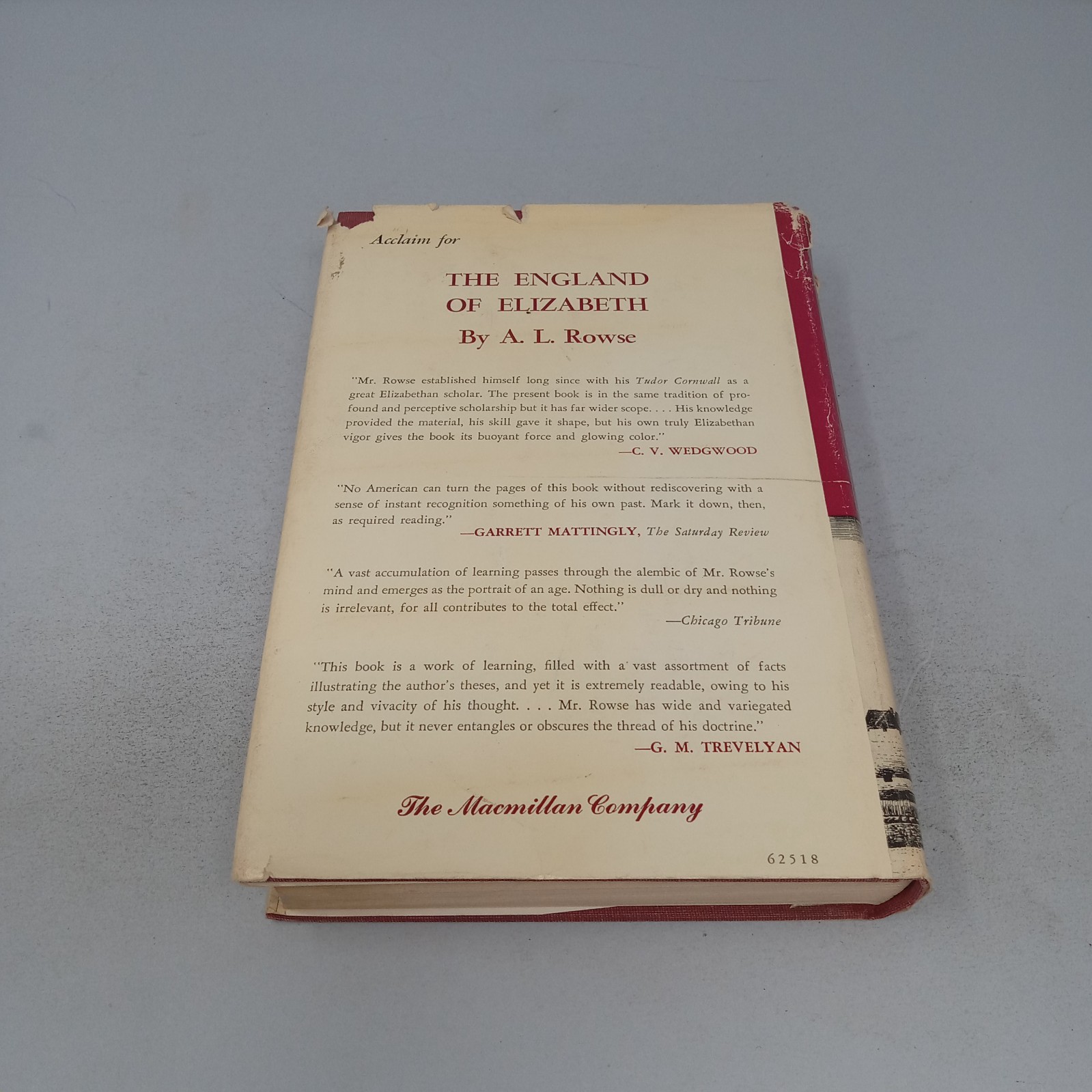 The King&rsquo;s Peace, 1637–1641 The Macmillan Company 1969 Hardcover C.V. Wedgwood