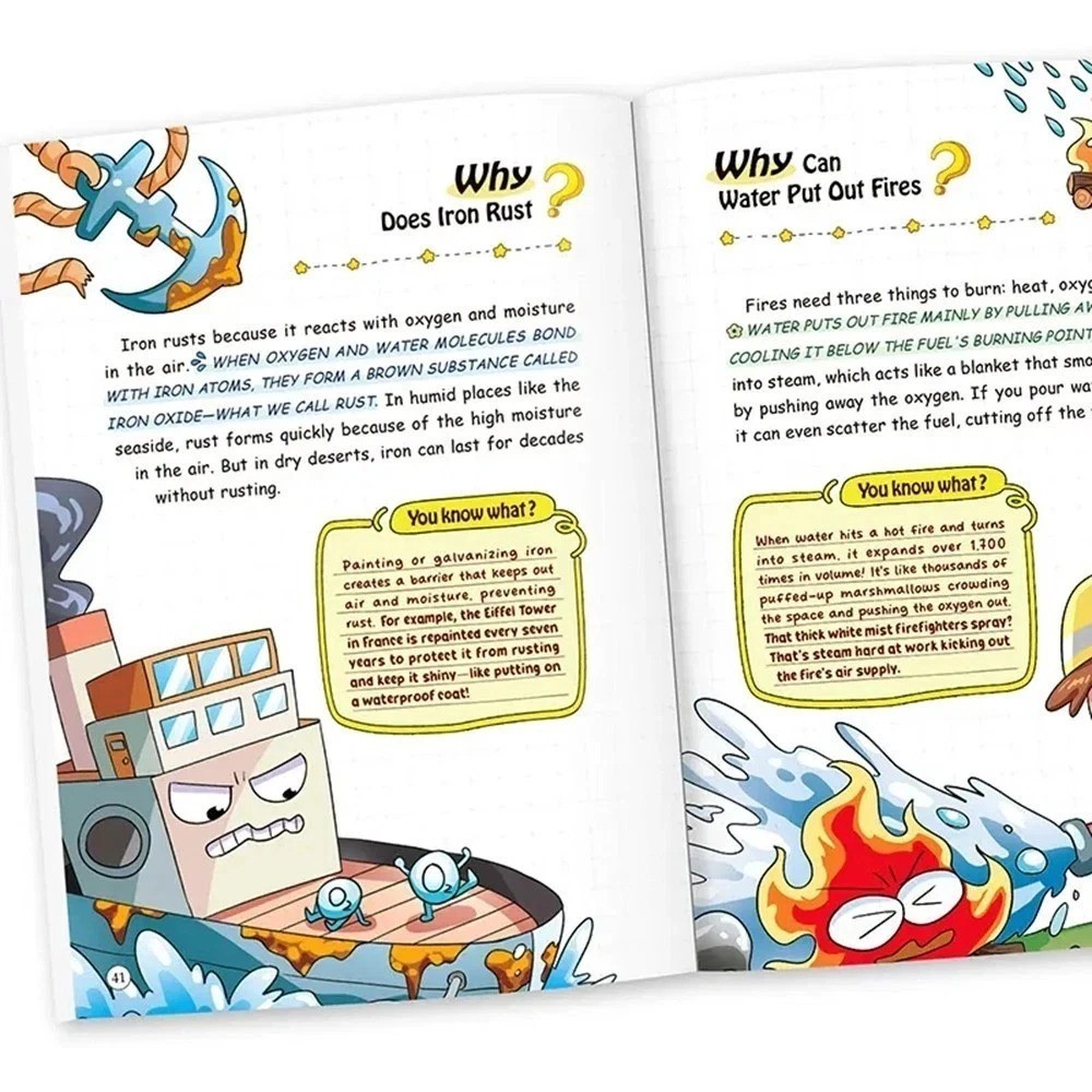 Children&rsquo;s Encyclopedia 100000 Whys Kids Book Ages 6-12 Extracurricular Reading