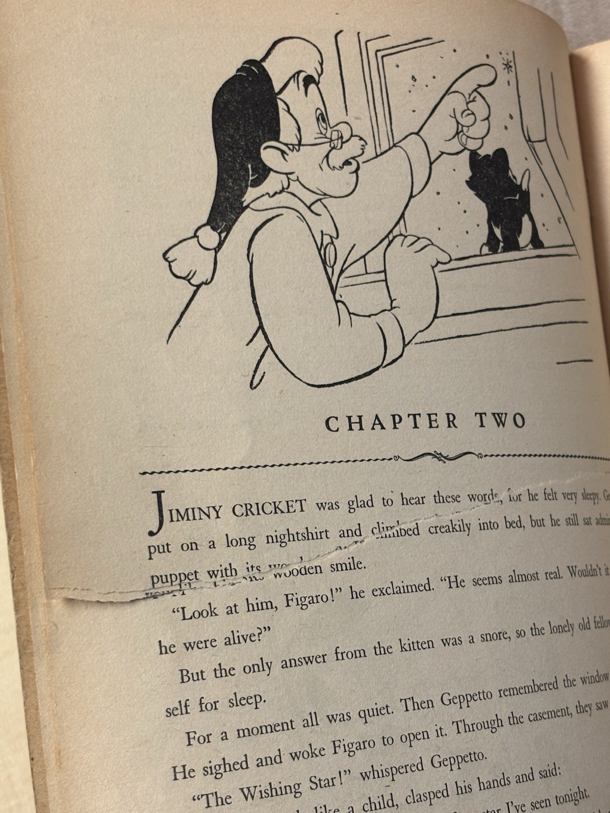 1939 Walt Disney&rsquo;s Pinocchio w/Pictures to Color Whitman Publishing RARE!!