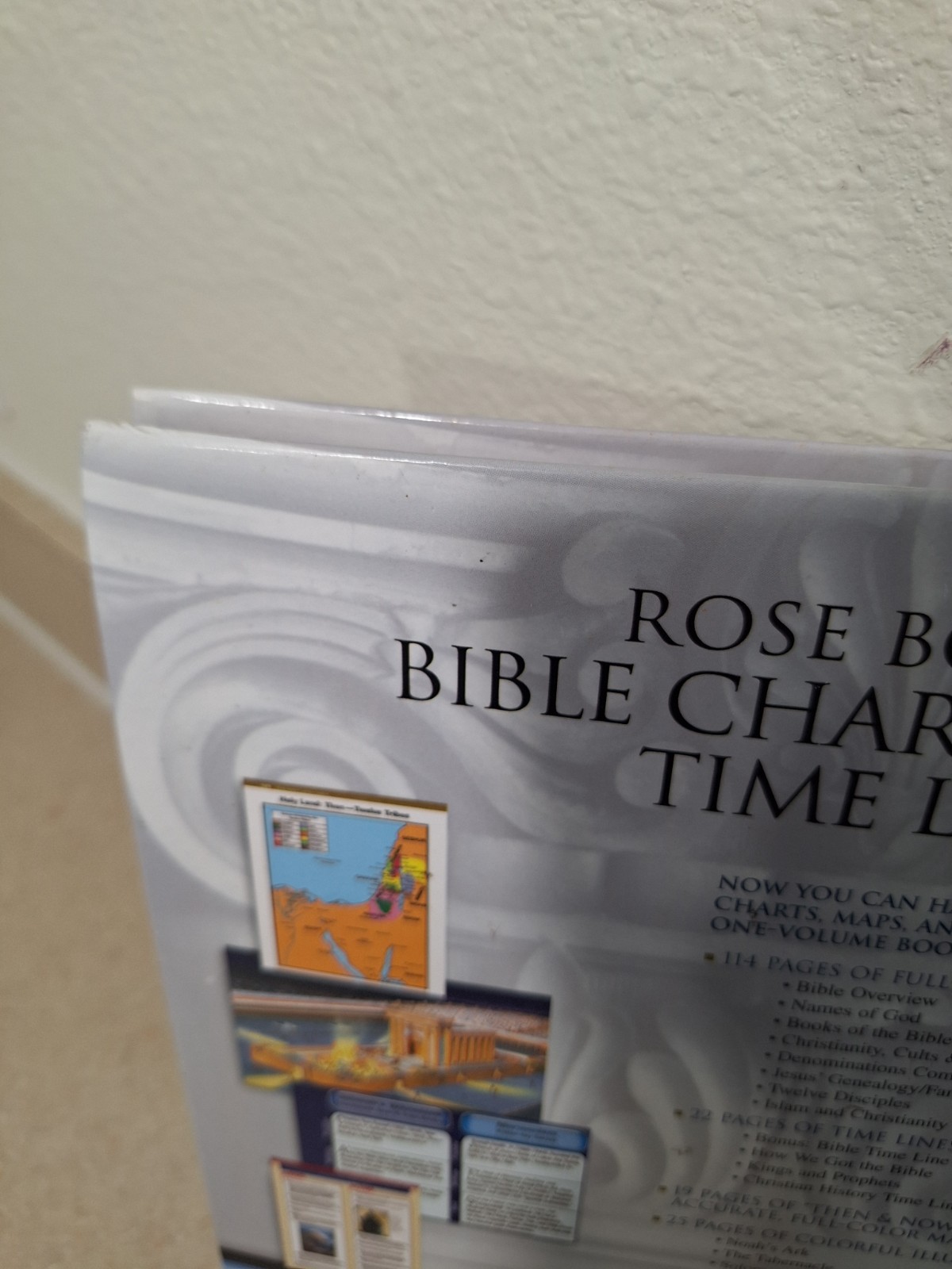 Rose Book of Bible Charts, Maps & Time Lines 2005 Rose Publishing Spiral HC Good