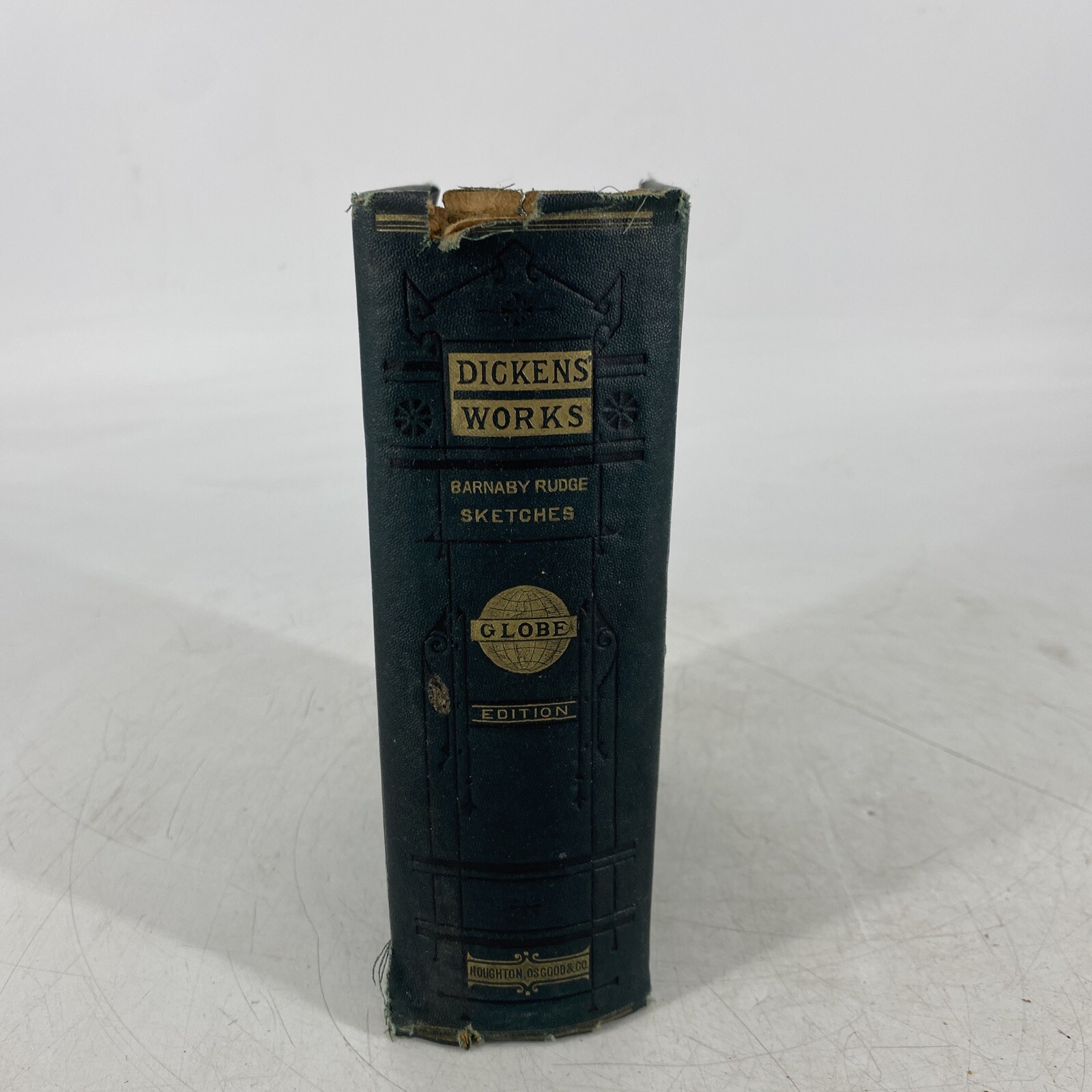 RARE Barnaby Rudge Sketches Part 2 Charles Dickens 1879 Globe Edition Hardcover