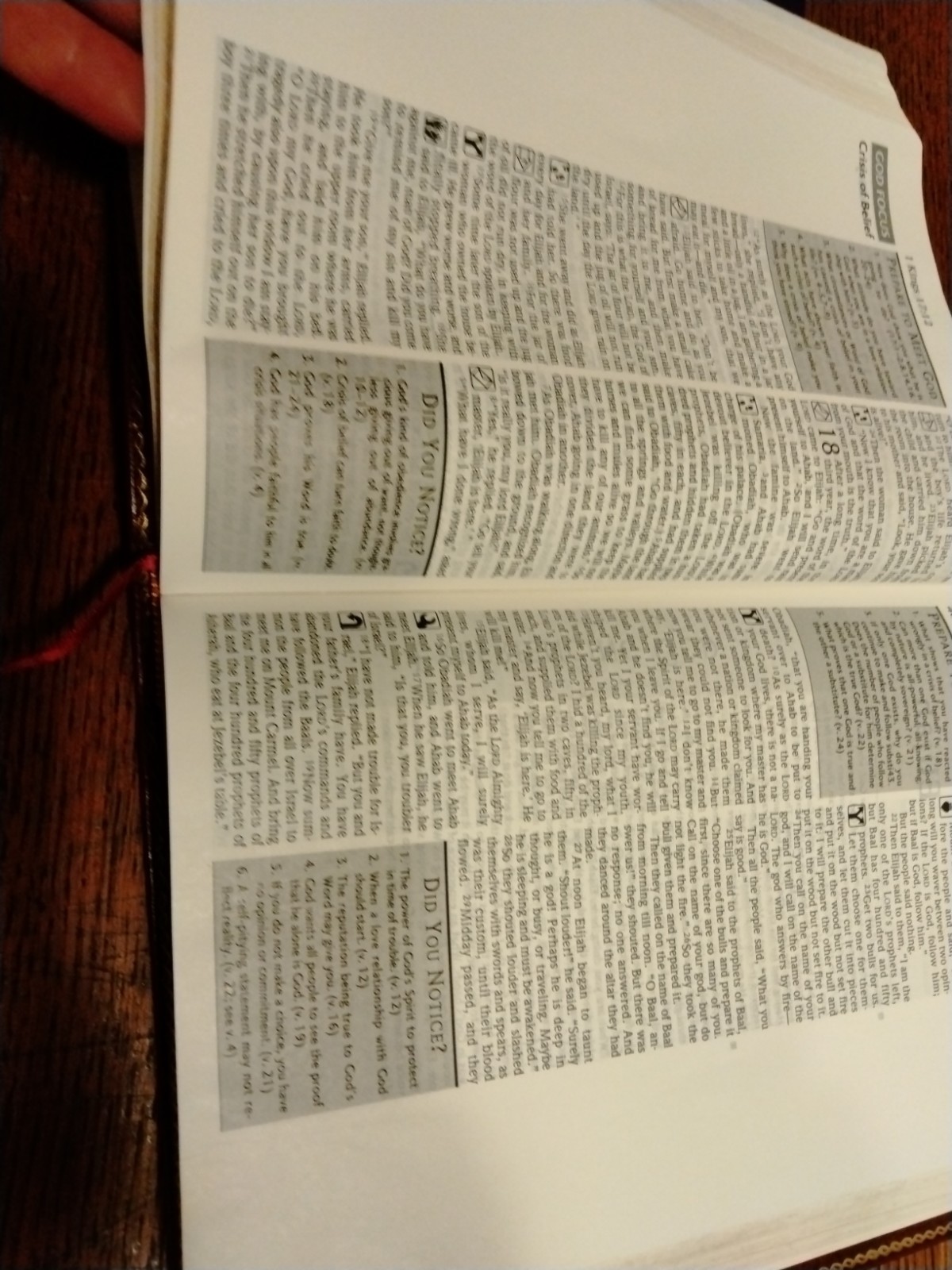 NIV Experiencing God Study Bible – Burgundy Genuine Leather – 1996