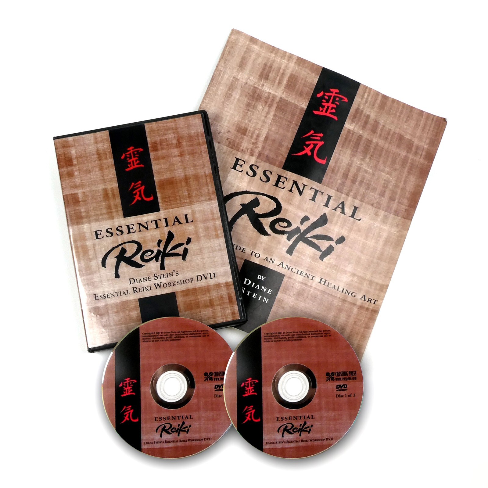 Diane Stein&rsquo;s ESSENTIAL REIKI Manual & 2 DVD Video Workshop Healing Arts Class