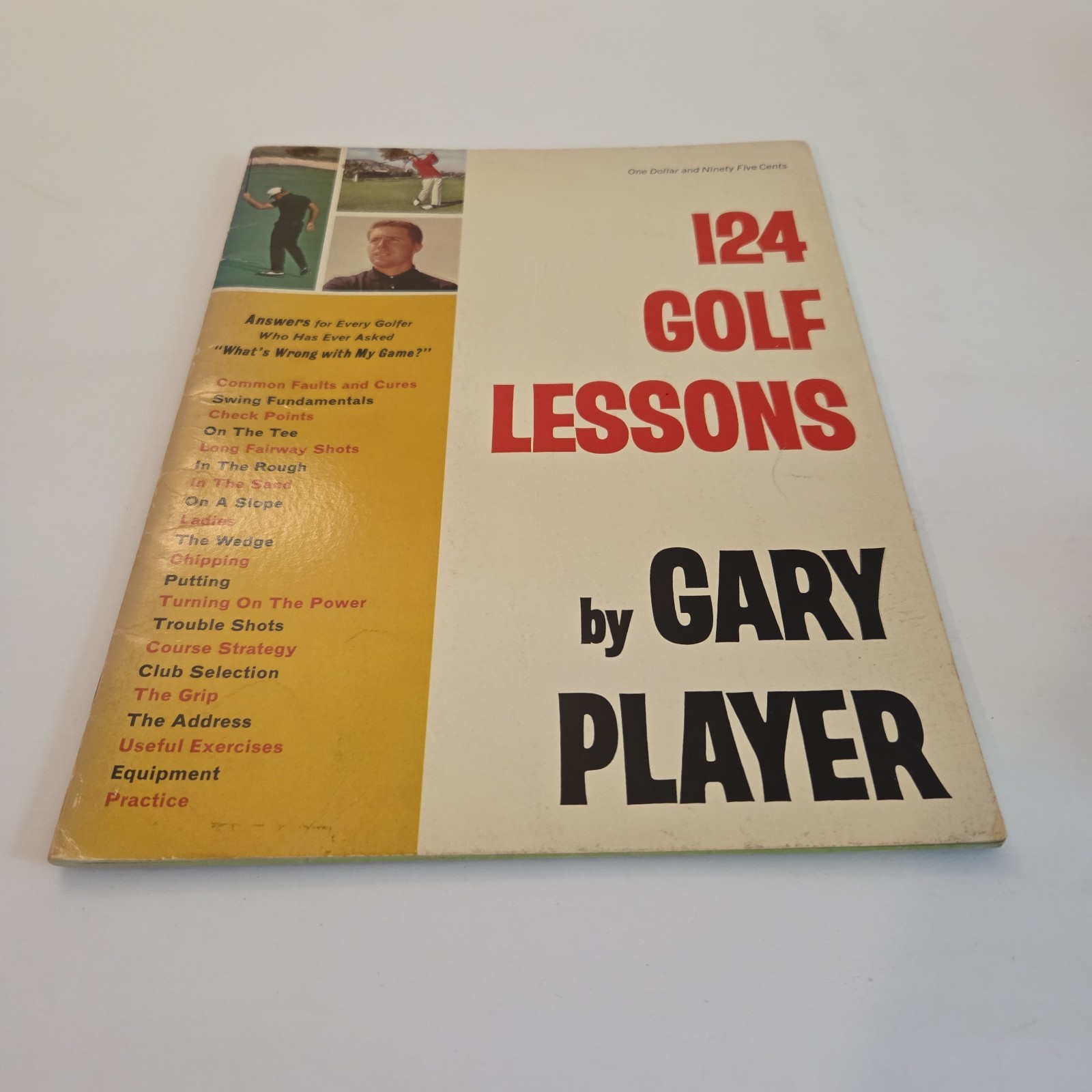 “124 Golf Lessons by Gary Player” ~ Trade Paperback 1968