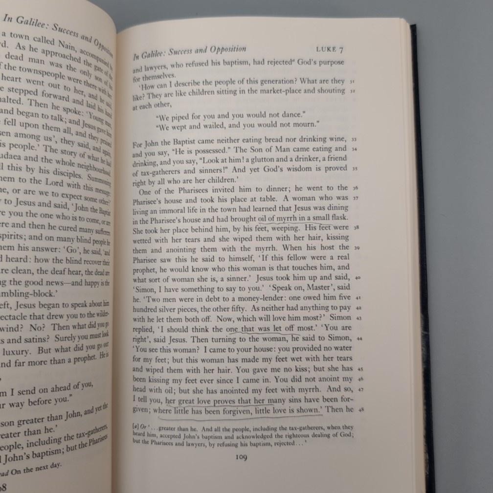 Vintage The New English Bible New Testament HC Blue Oxford 1965 United Kingdom