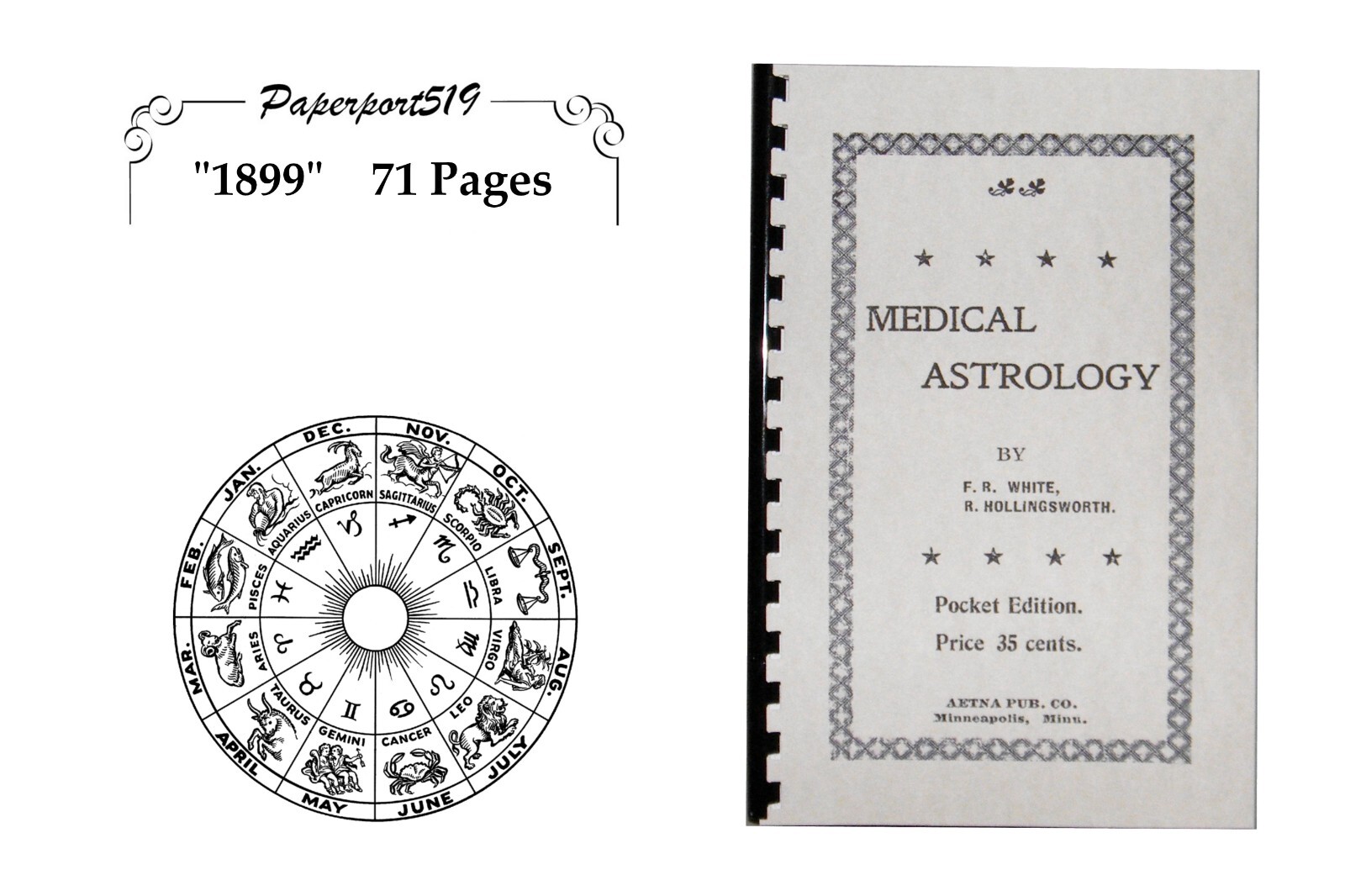 Medical Astrology « 1899 » 71 Pages