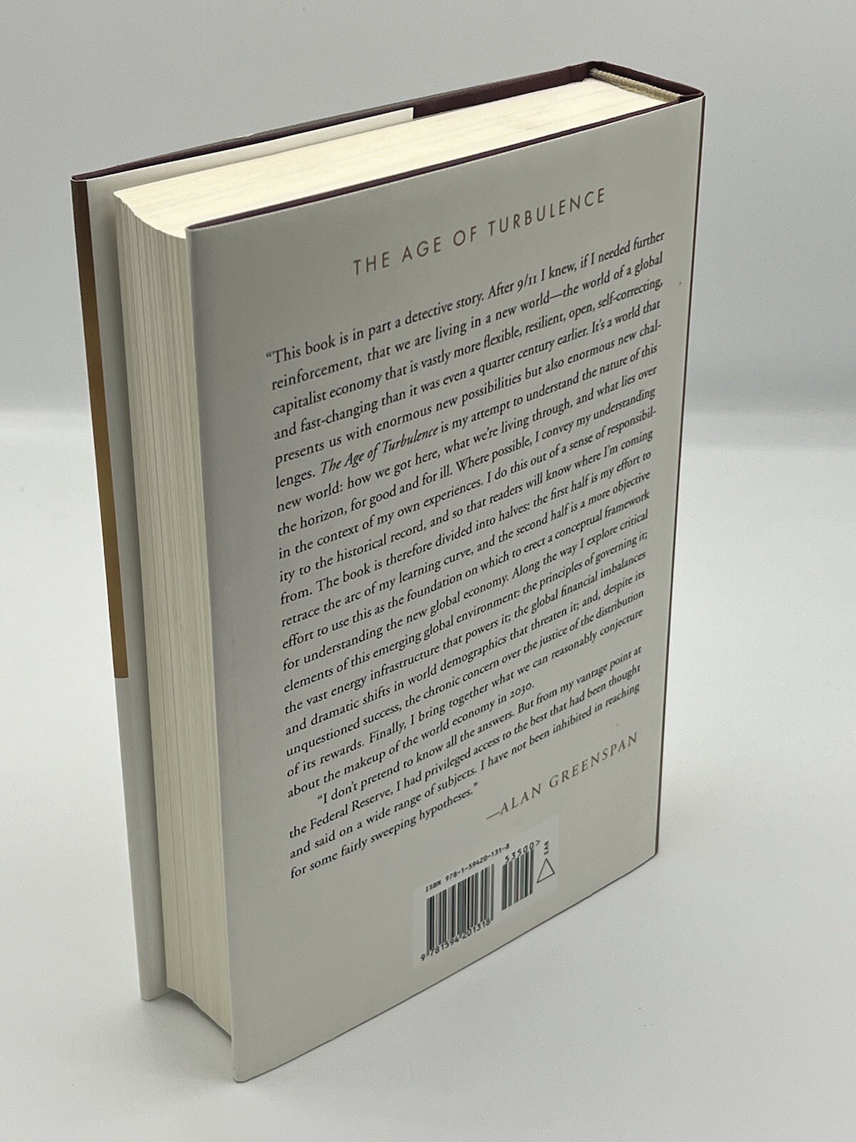 The Age of Turbulence; Adventures in a New World by Alan Greenspan; 1st Edition