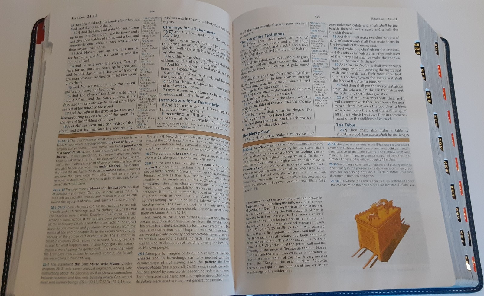 KJV King James Version Study Bible Holman Indigo (Blue) LeatherTouch Indexed