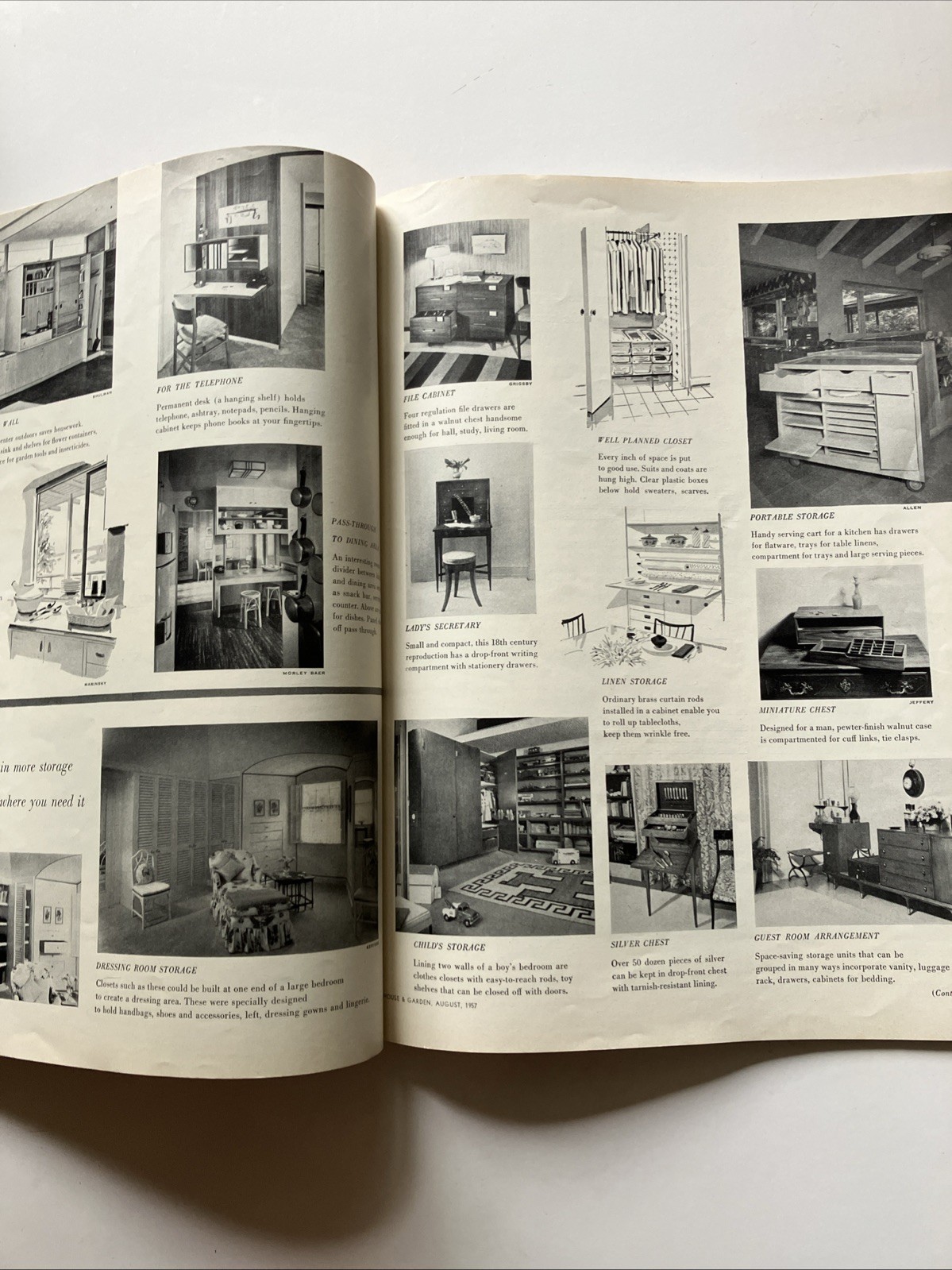 1957 House & Garden, The Arts of Living In Seattle, 104 Pages, Condenast Pub.