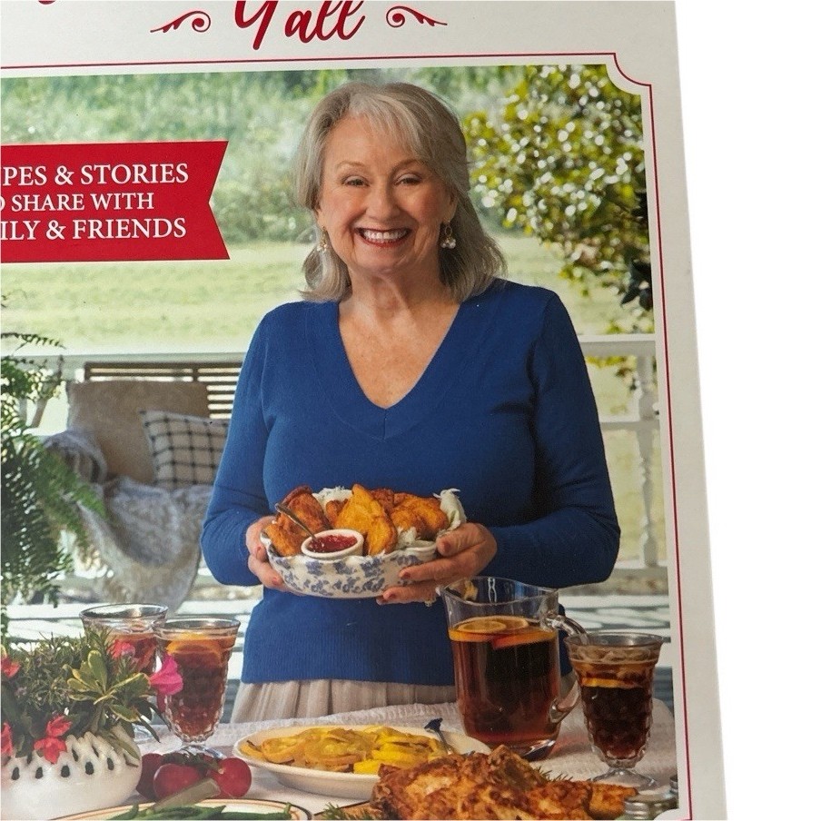 Brenda Gantt Linger Around the Table Y&rsquo;all Hardcover Cookbook 2022 Pre-Owned