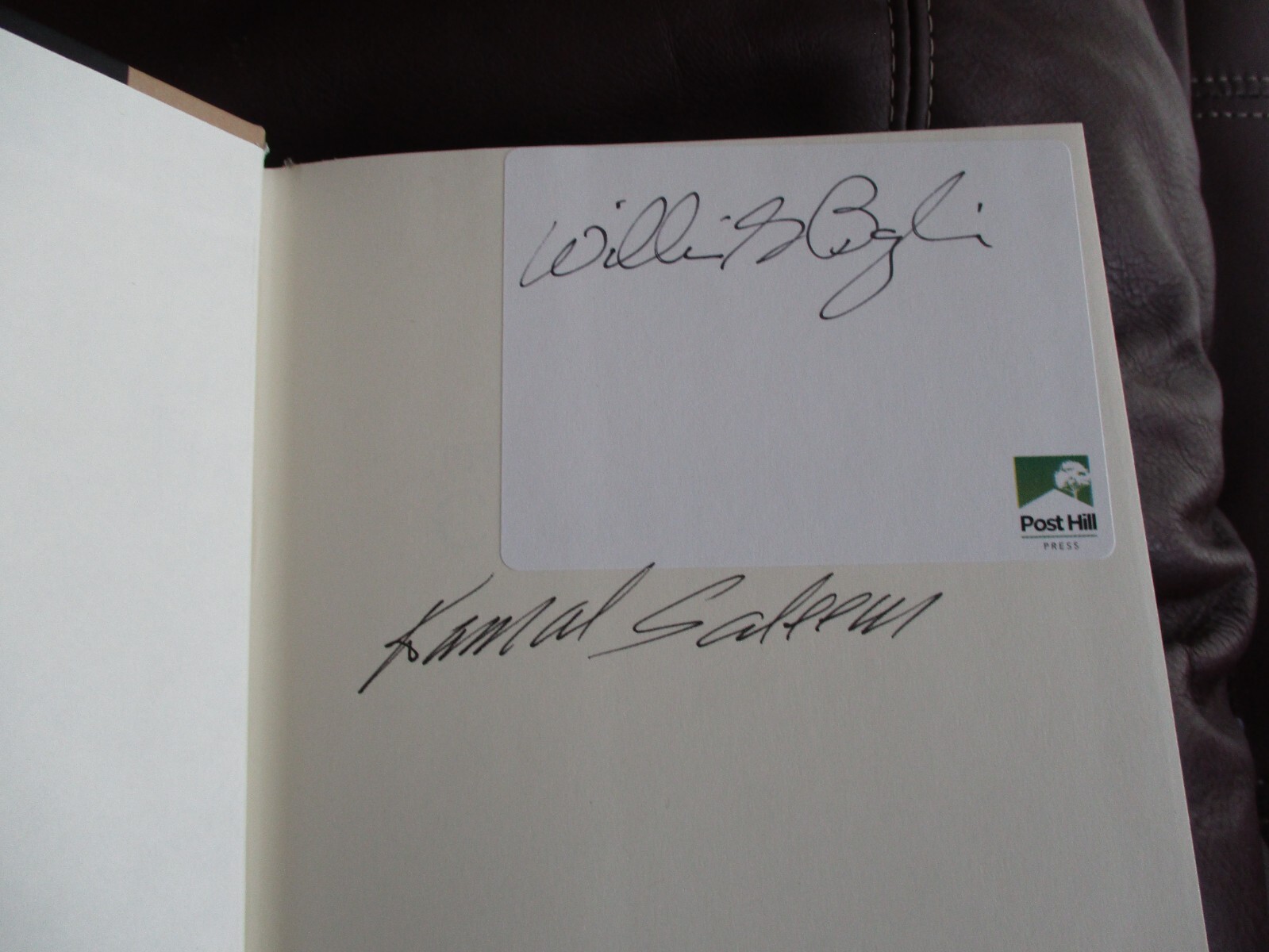 The Coalition – Jerry Boykin Kamal Saleem Post Hill Signed by Both 1st Ed HB YA