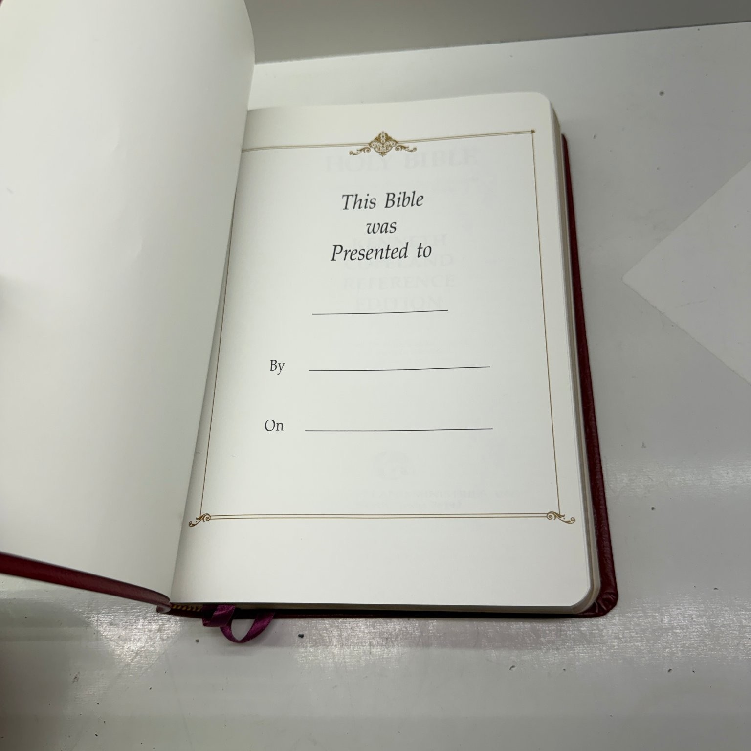 Holy Bible Kenneth Copeland Reference Edition KJV 1991 Red Letter Genuine
