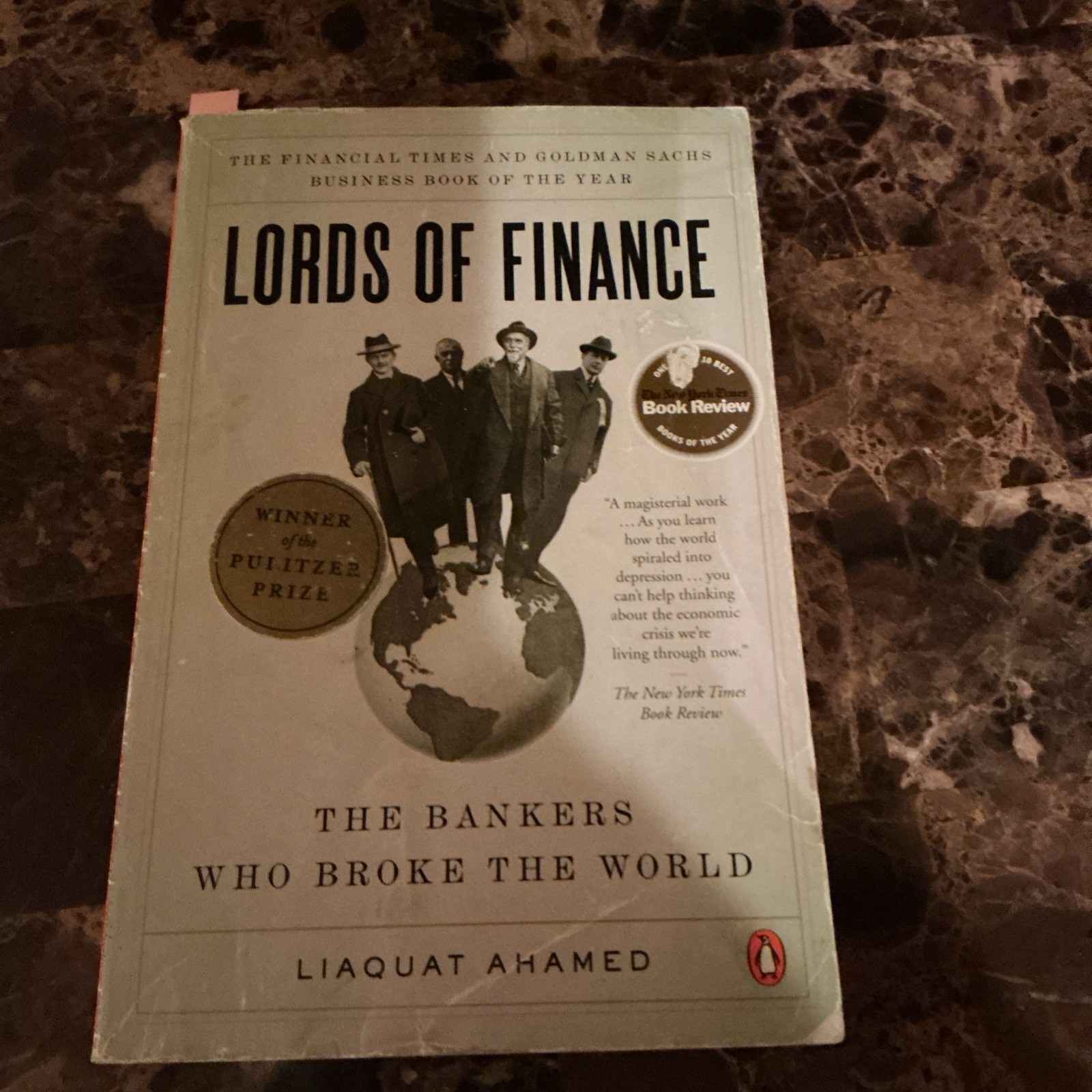 Lords of Finance: The Bankers Who Broke the World (Pulitzer Prize Winner) – …