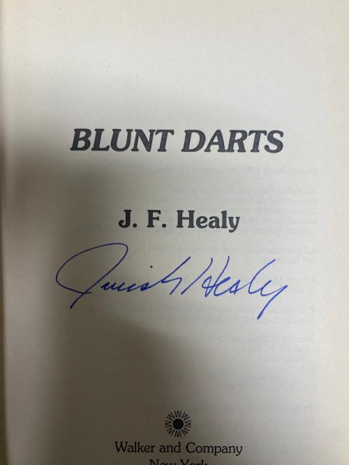 Blunt Darts by J. F. Healy (First Edition) Author&rsquo;s First Book, Signed