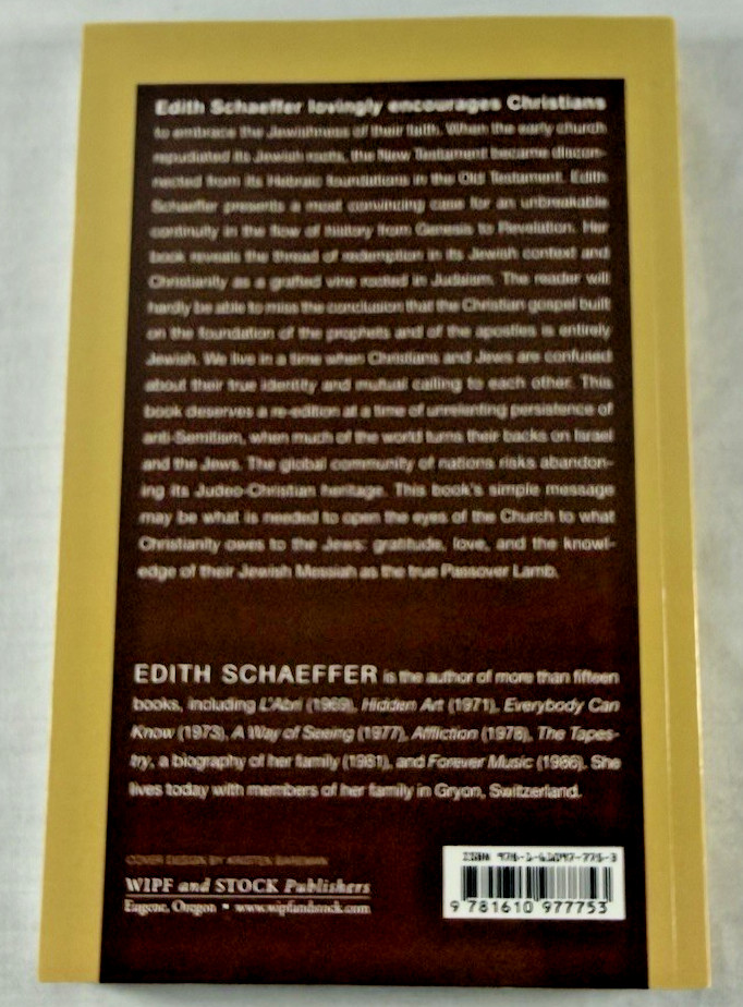 Christianity Is Jewish Edith Schaeffer PB Theology Messianic Judaism