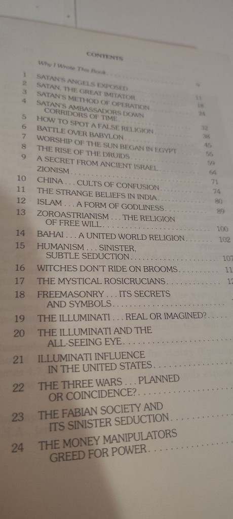 Satan&rsquo;s Angels Exposed book Salem Kirban 1980 Illuminati freemasonry