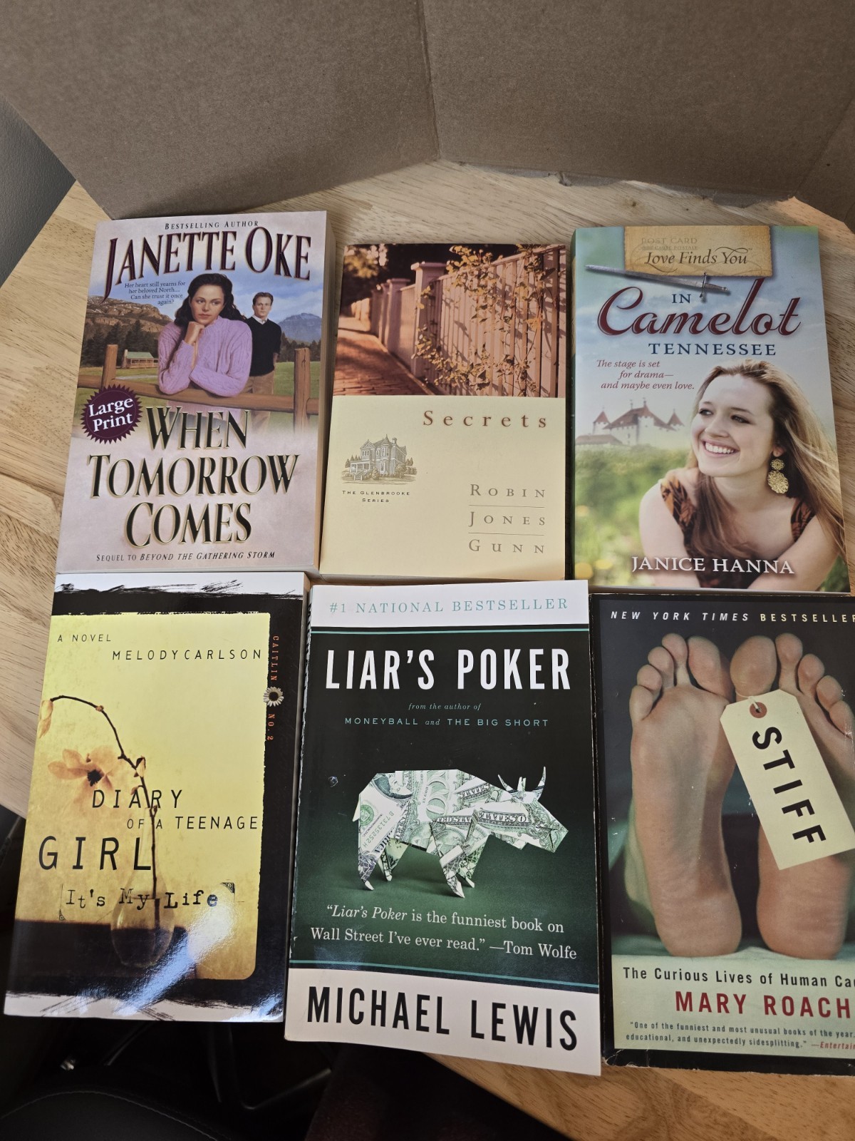 6 Random Mix Book Lot Titles As Shown All In Very Good Condition See Photos