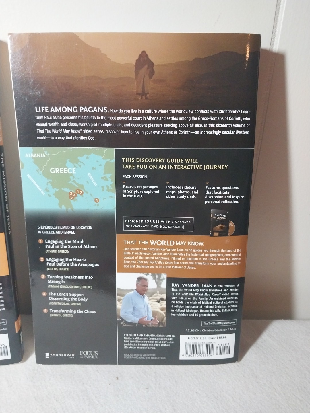 Discovery Guides 14,16 Ray Vander Laan Books Mission Jesus, Cultures In Conflict