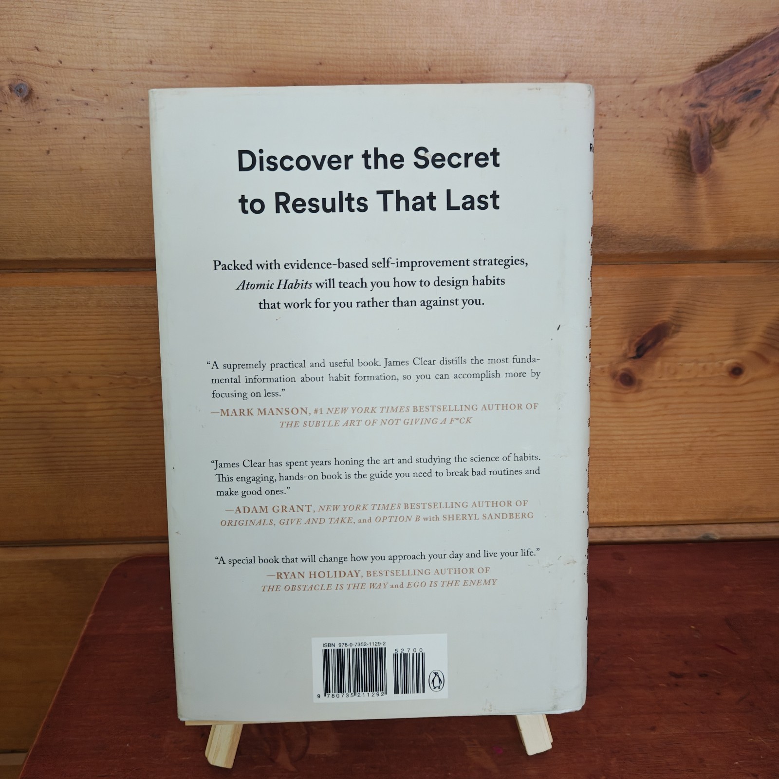 Atomic Habits James Clear Book Build Good Habits Break Bad Ones 9780735211292