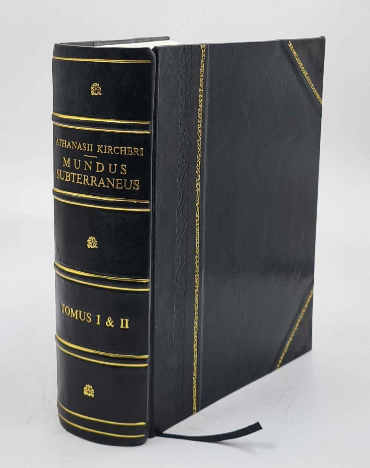 Athanasii Kircheri e Soc. Jesu mundus subterraneus, in XII libro [Leather Bound]
